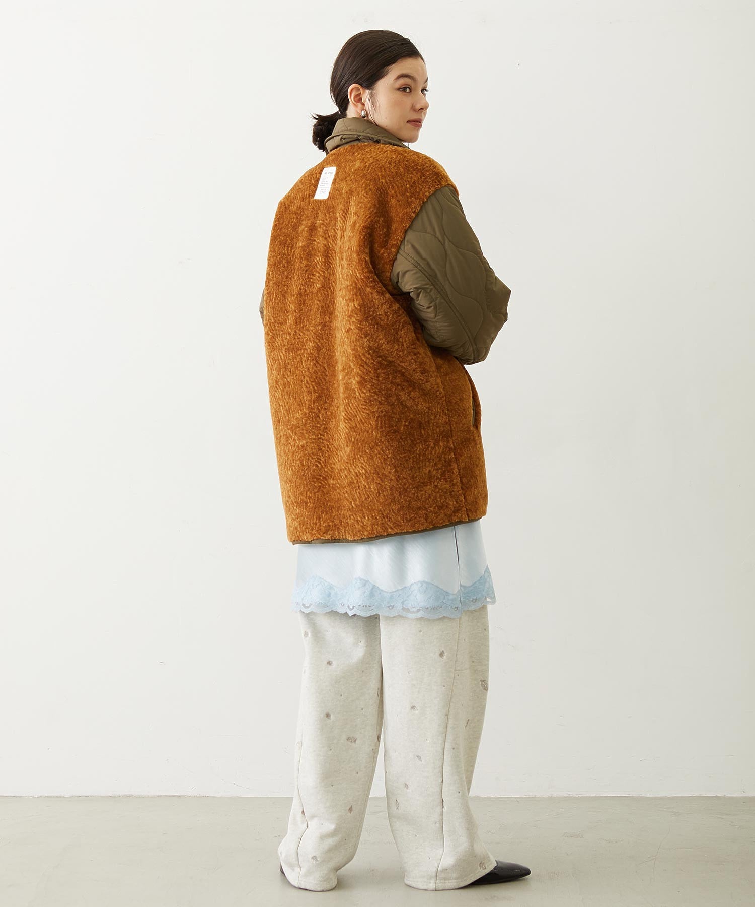 REVERSIBLE QUILTED LOGO LONG COAT