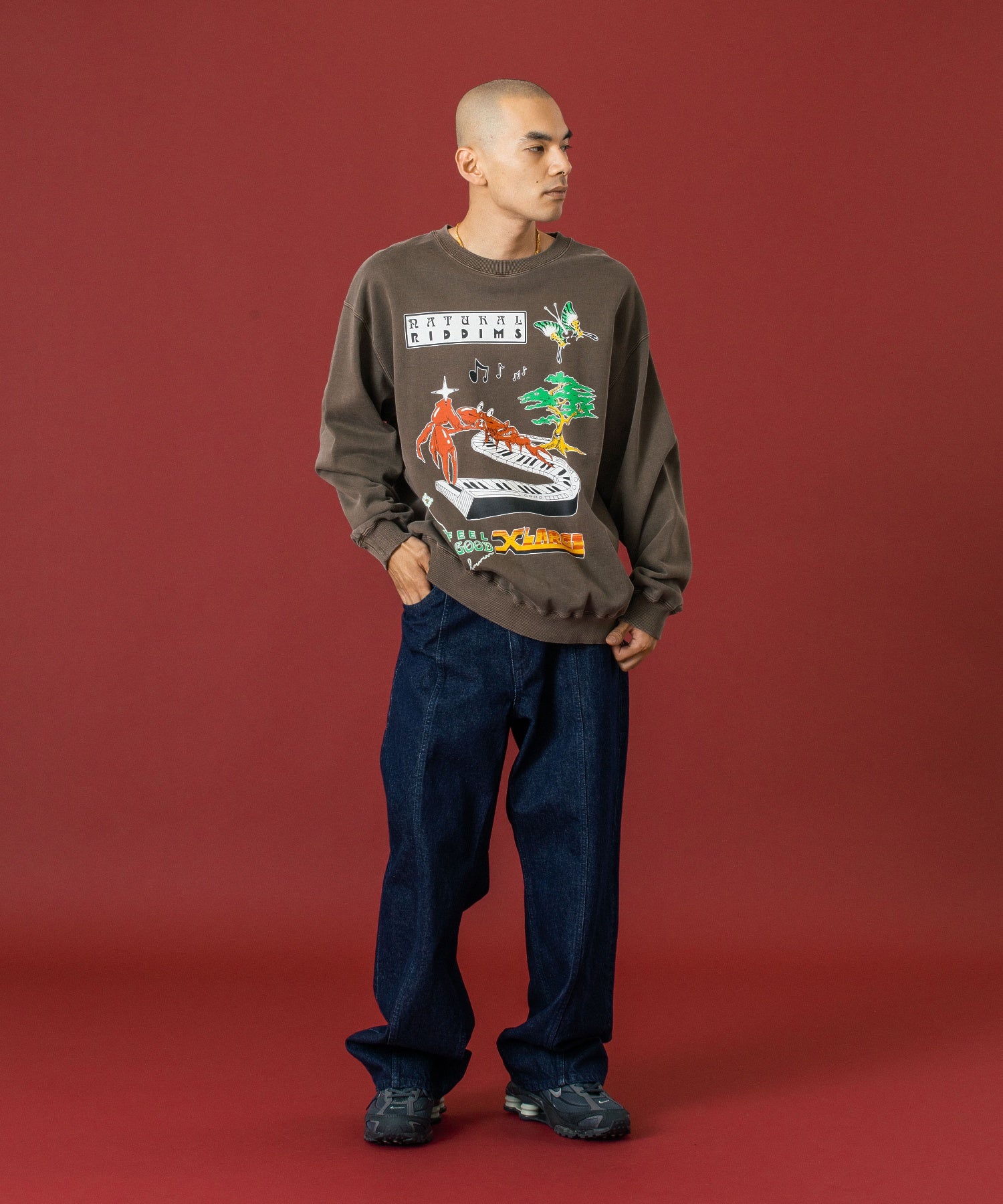 NATURAL RIDDIMS CREWNECK SWEATSHIRT