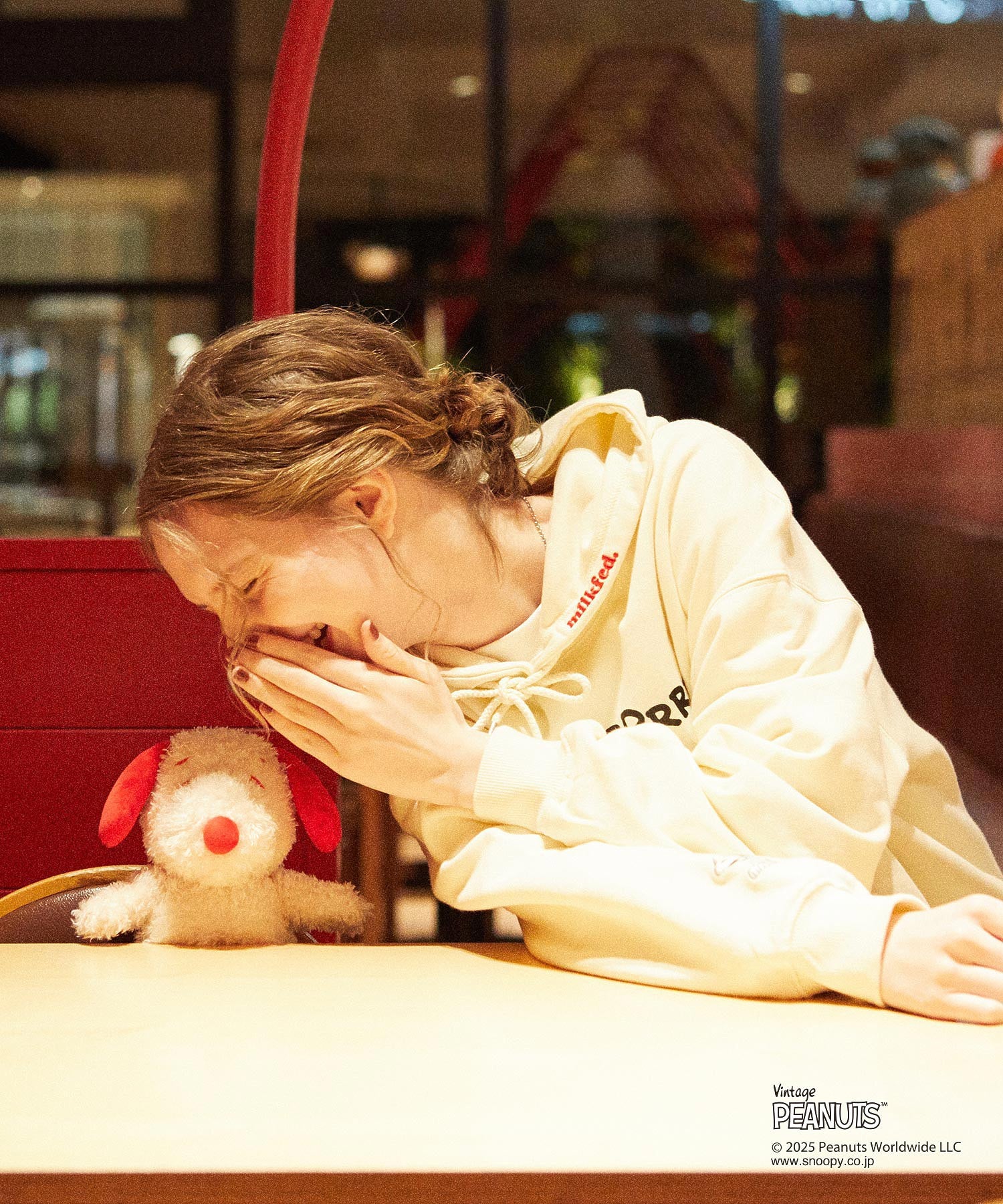 MILKFED. × PEANUTS HOODIE