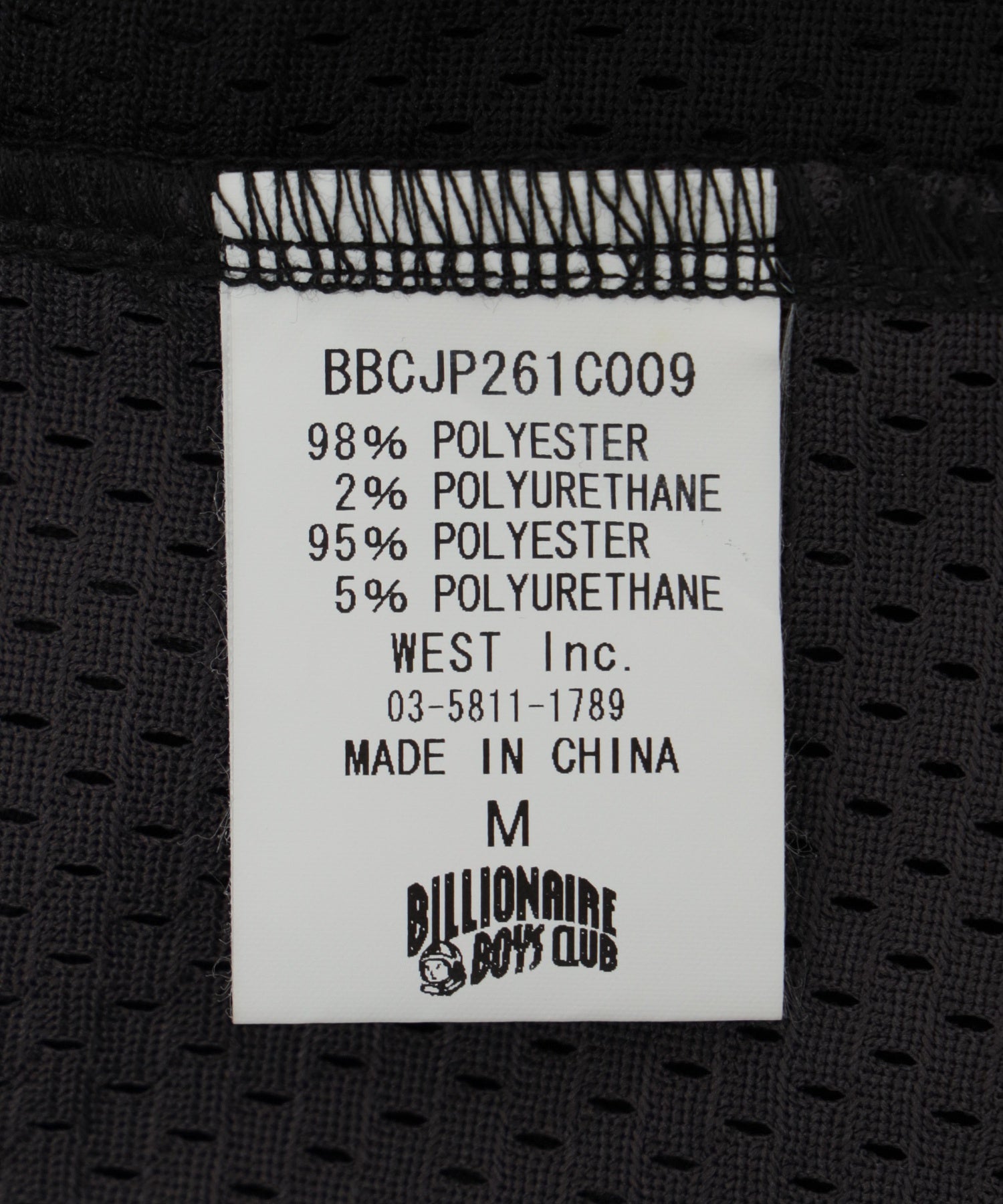 BILLIONAIRE BOYS CLUB/ビリオネア・ボーイズ・クラブ/MESH LS SHIRT C&S BBCJP261C009