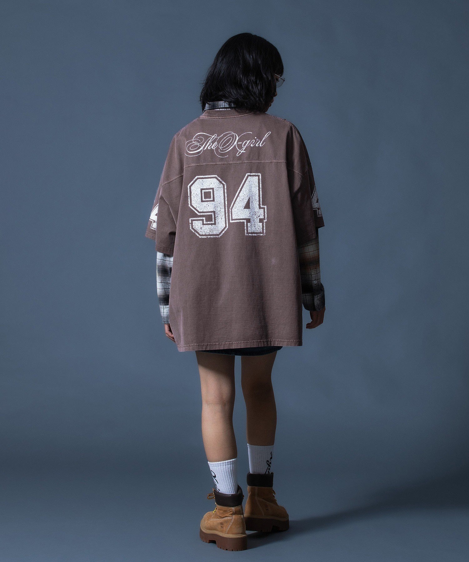 FADED NUMBER S/S BIG TEE DRESS
