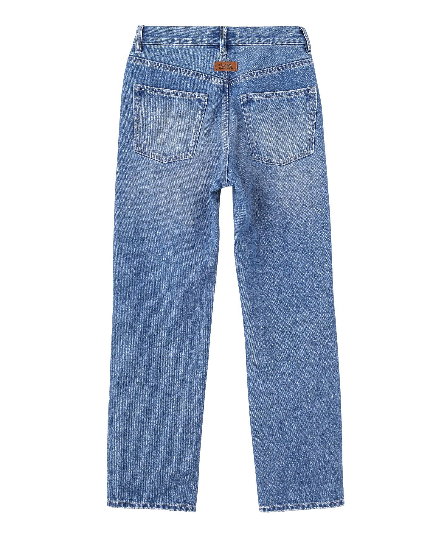 REPAIR DETAIL DENIM PANTS