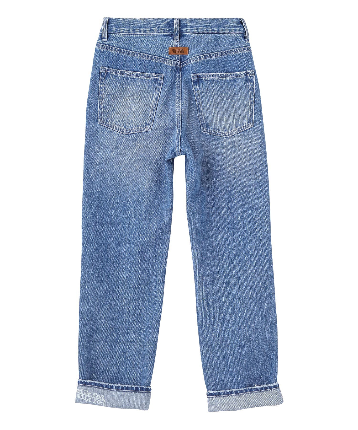 REPAIR DETAIL DENIM PANTS