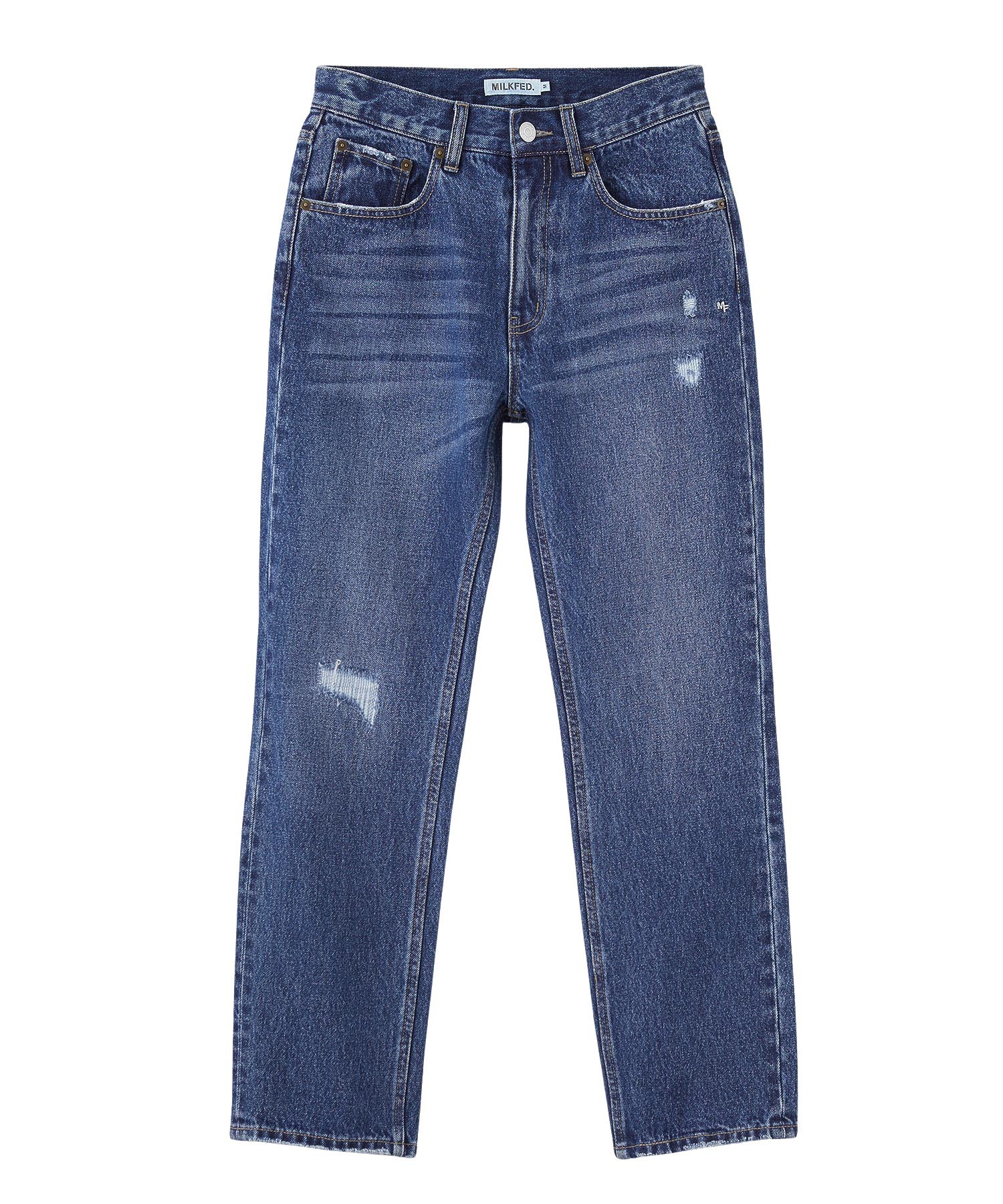 REPAIR DETAIL DENIM PANTS