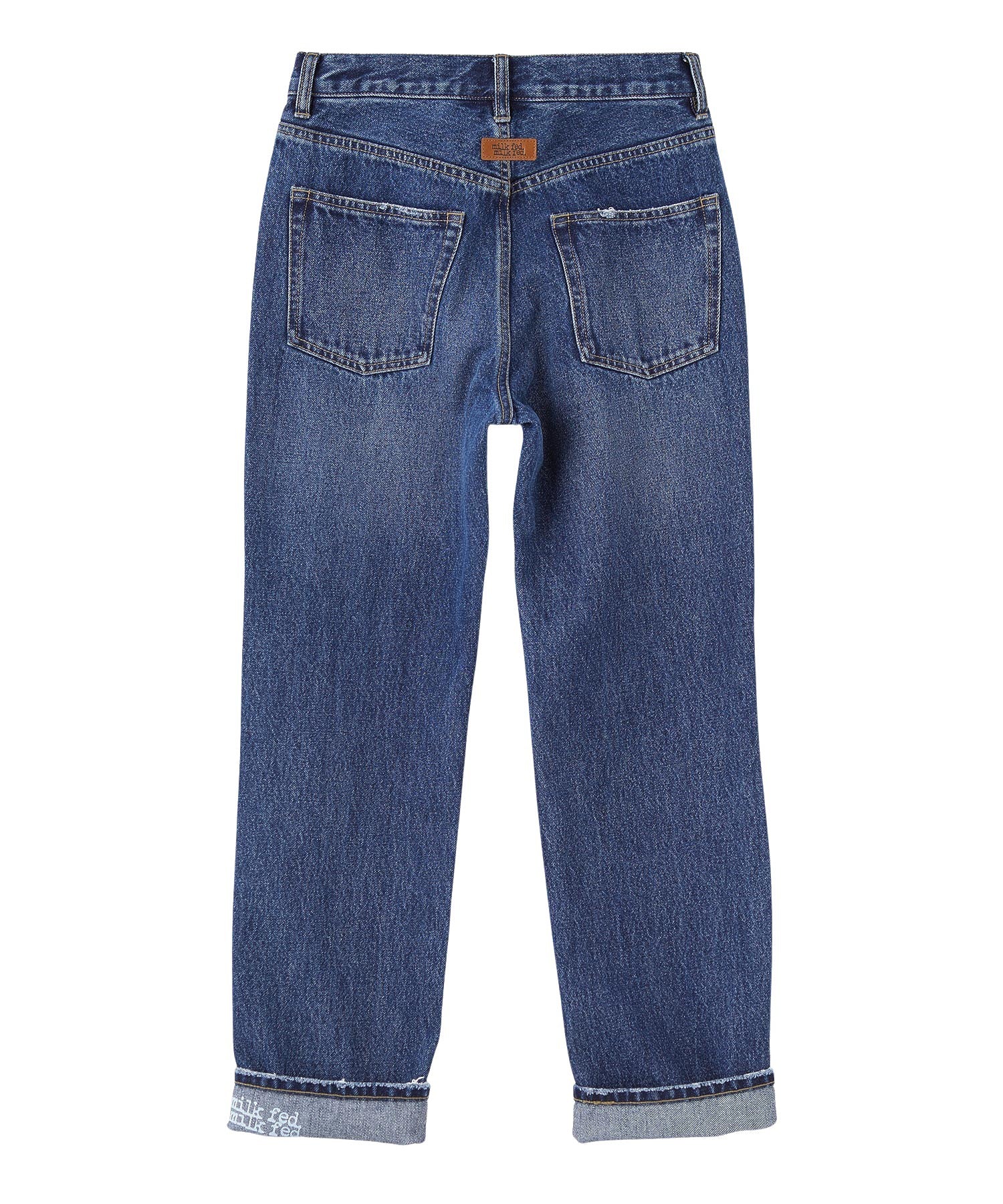 REPAIR DETAIL DENIM PANTS