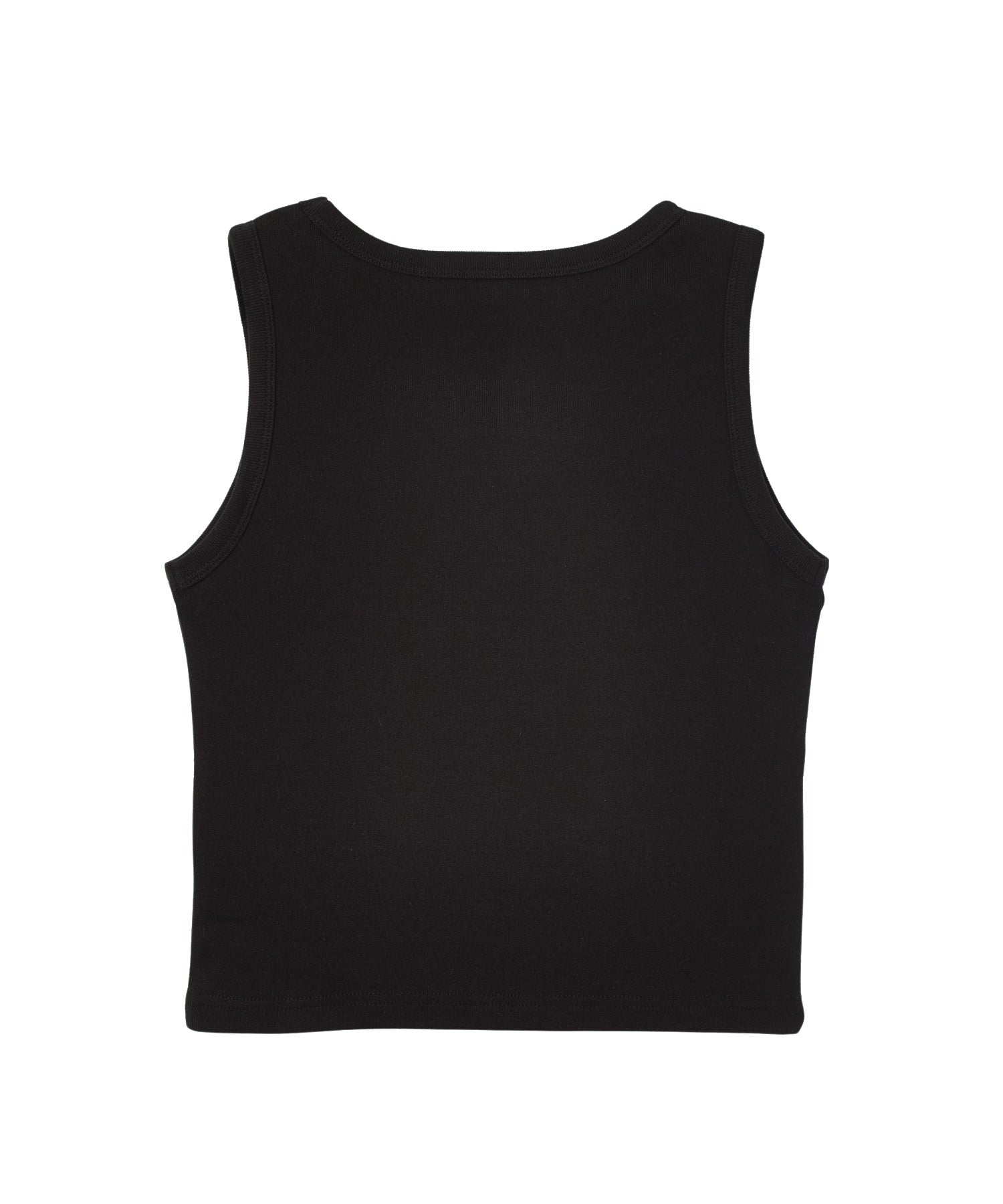 HOLLOW OUT OVAL LOGO TANK TOP