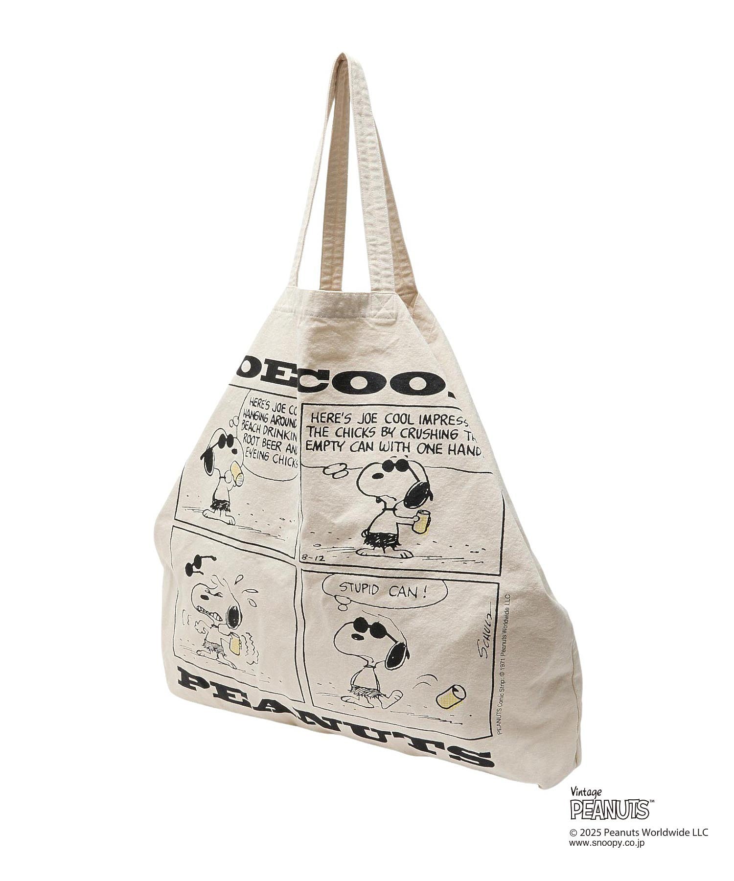 MILKFED. × PEANUTS JOE COOL COMIC BIG TOTE