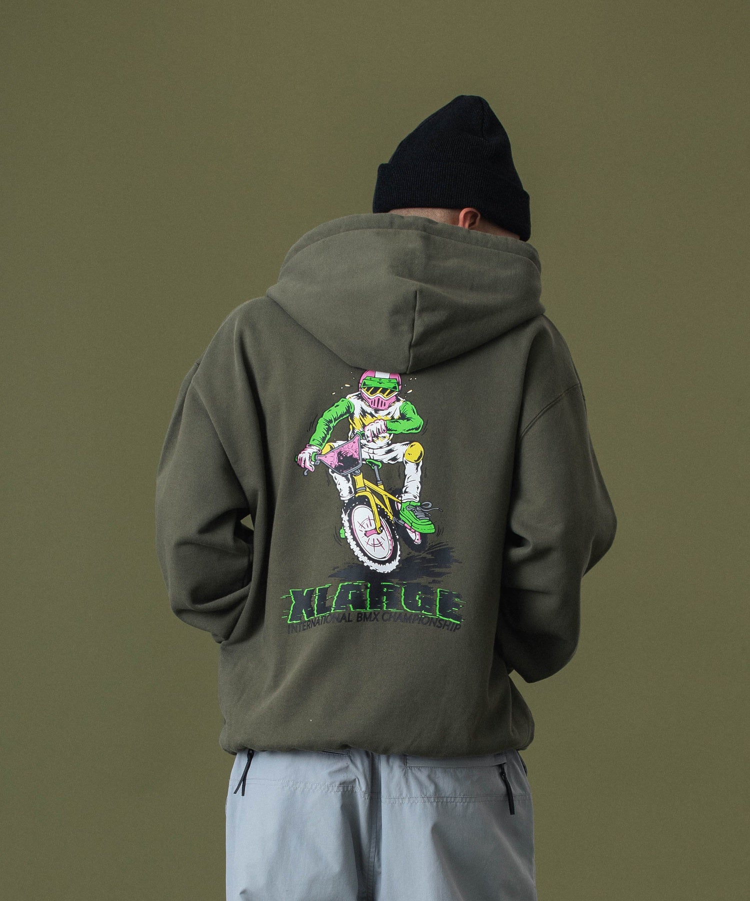 RIDING ZIP HOODED SWEATSHIRT