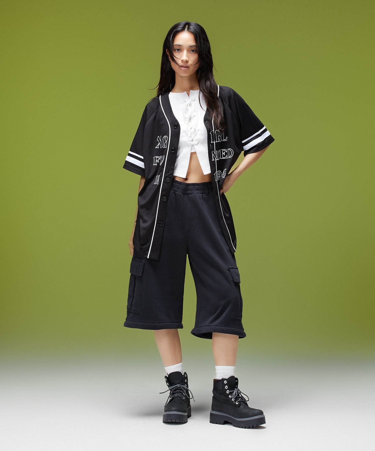 LOGO PATCH BASEBALL SHIRT