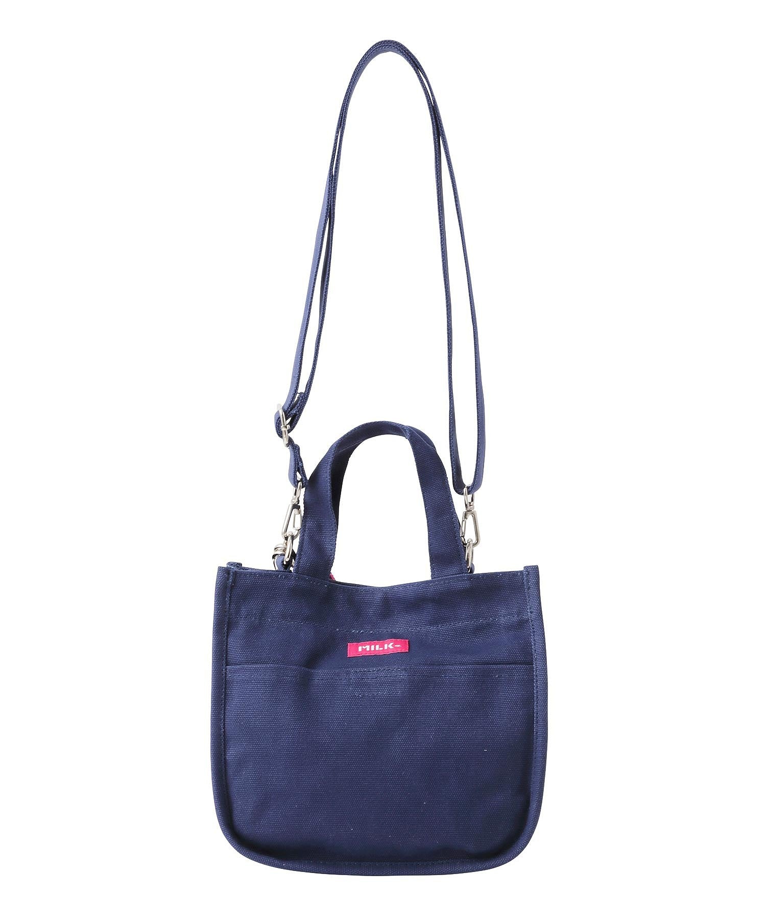 EMBROIDERED BAR MINI SHOULDER BAG W/STRAP MILKFED.