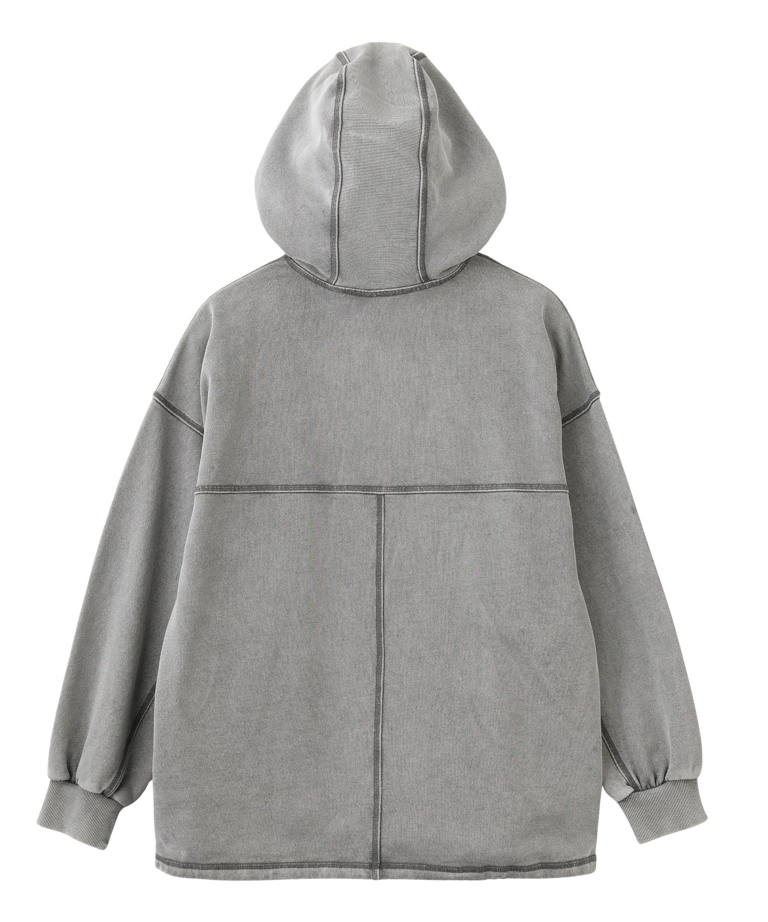 BLEACHED ANORAK SWEAT TOP