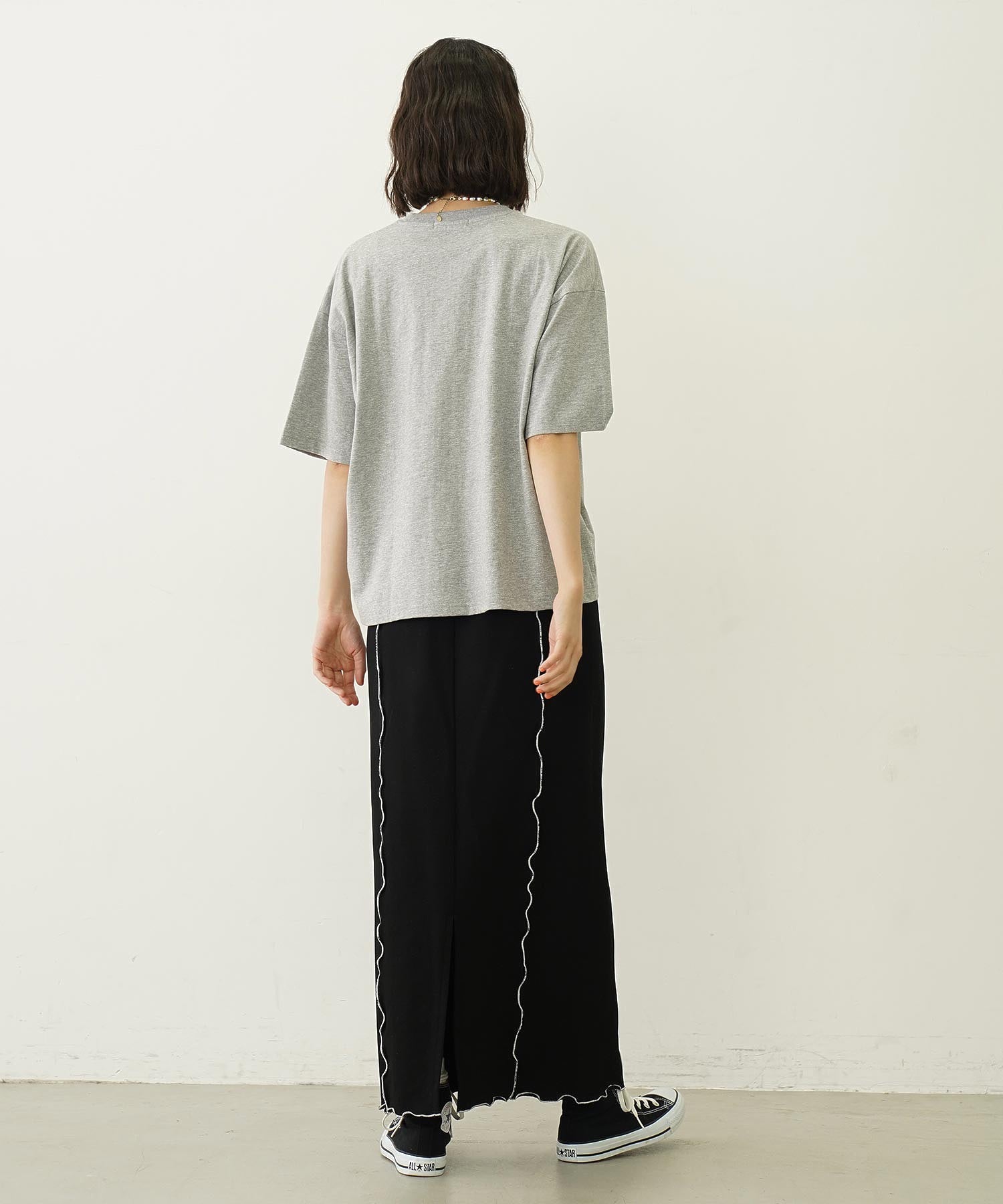 LETTUCE EDGE SWEAT SKIRT