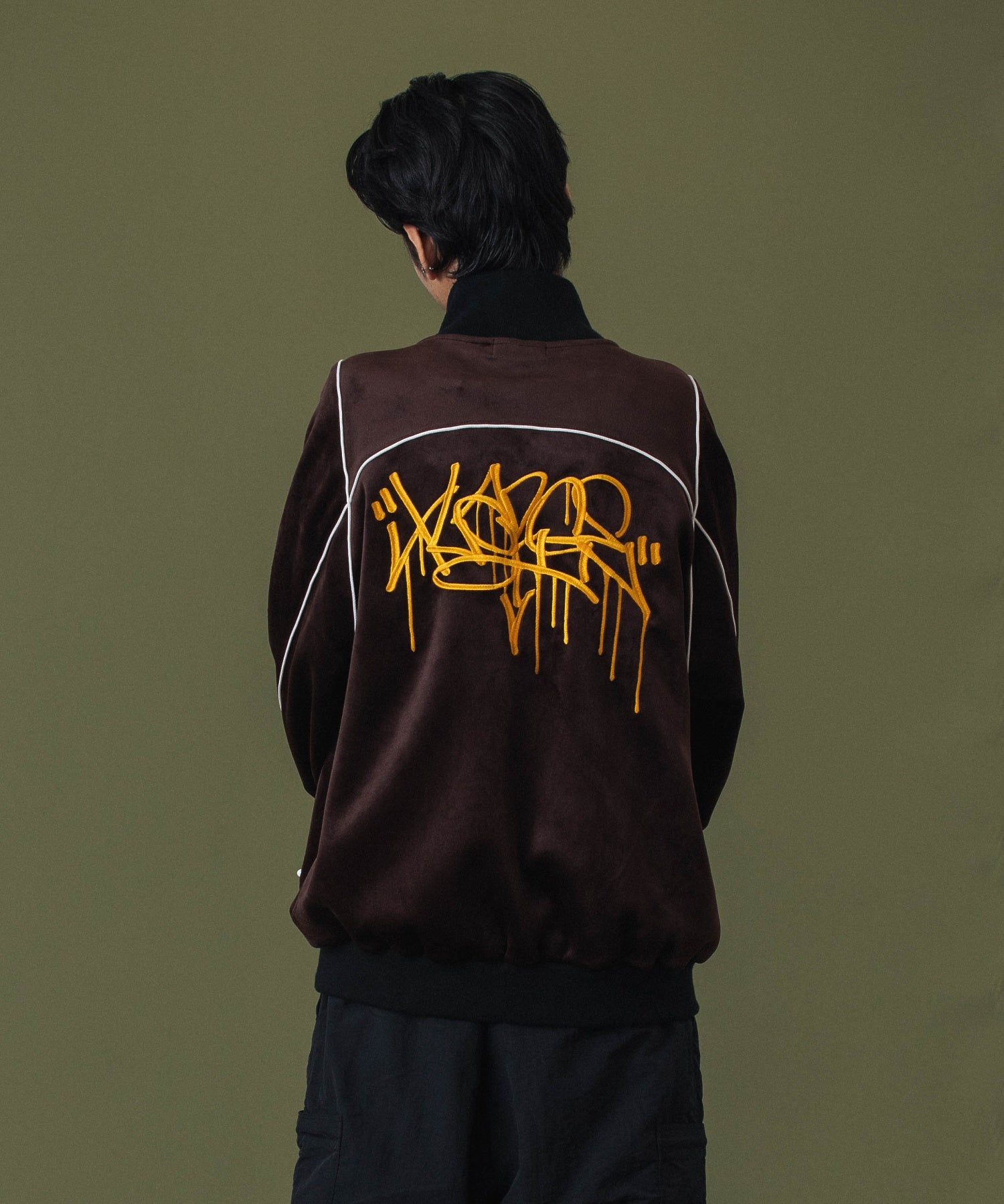 TAGGING VELOUR JACKET