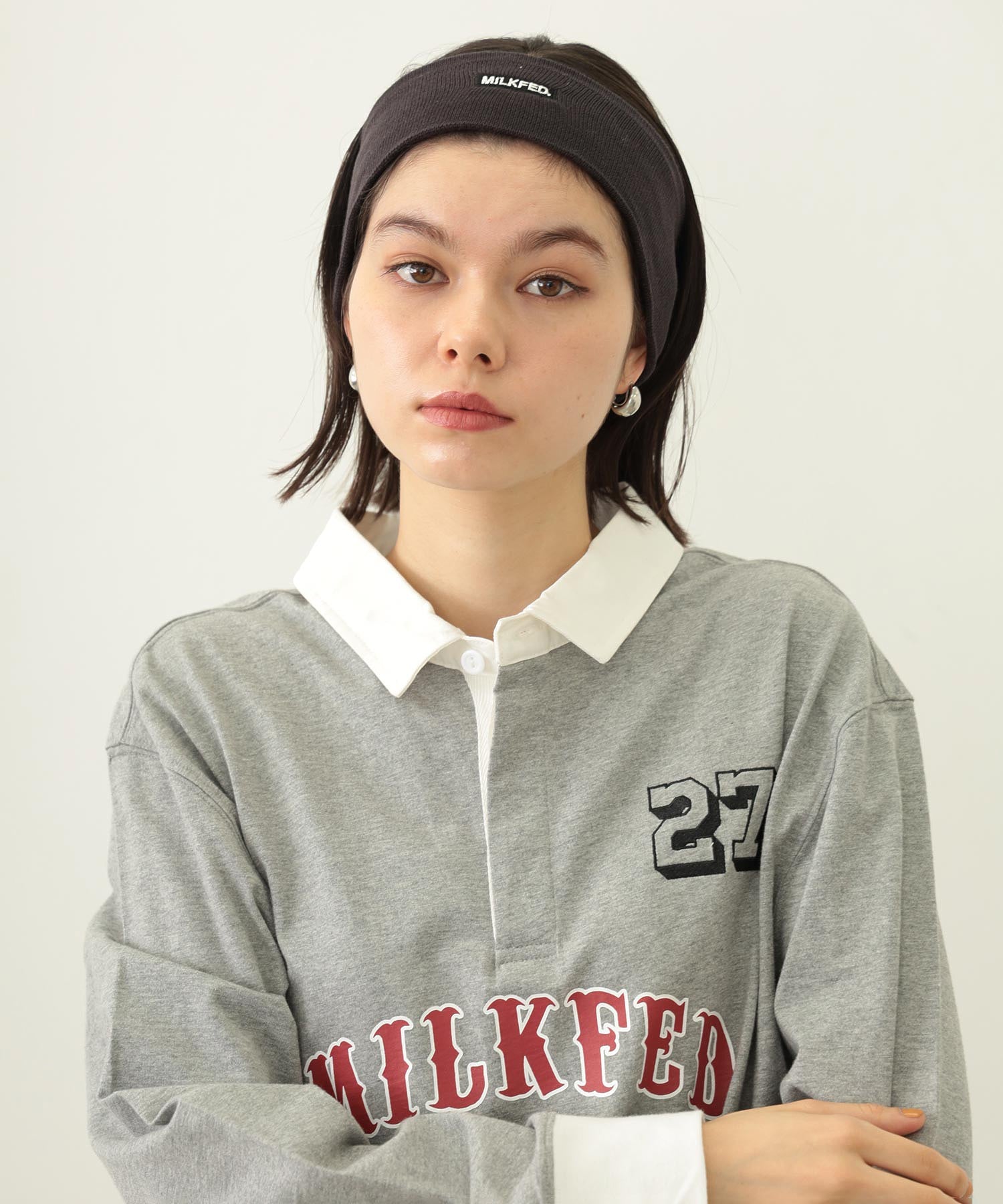 LOGO KNIT HAIR BAND