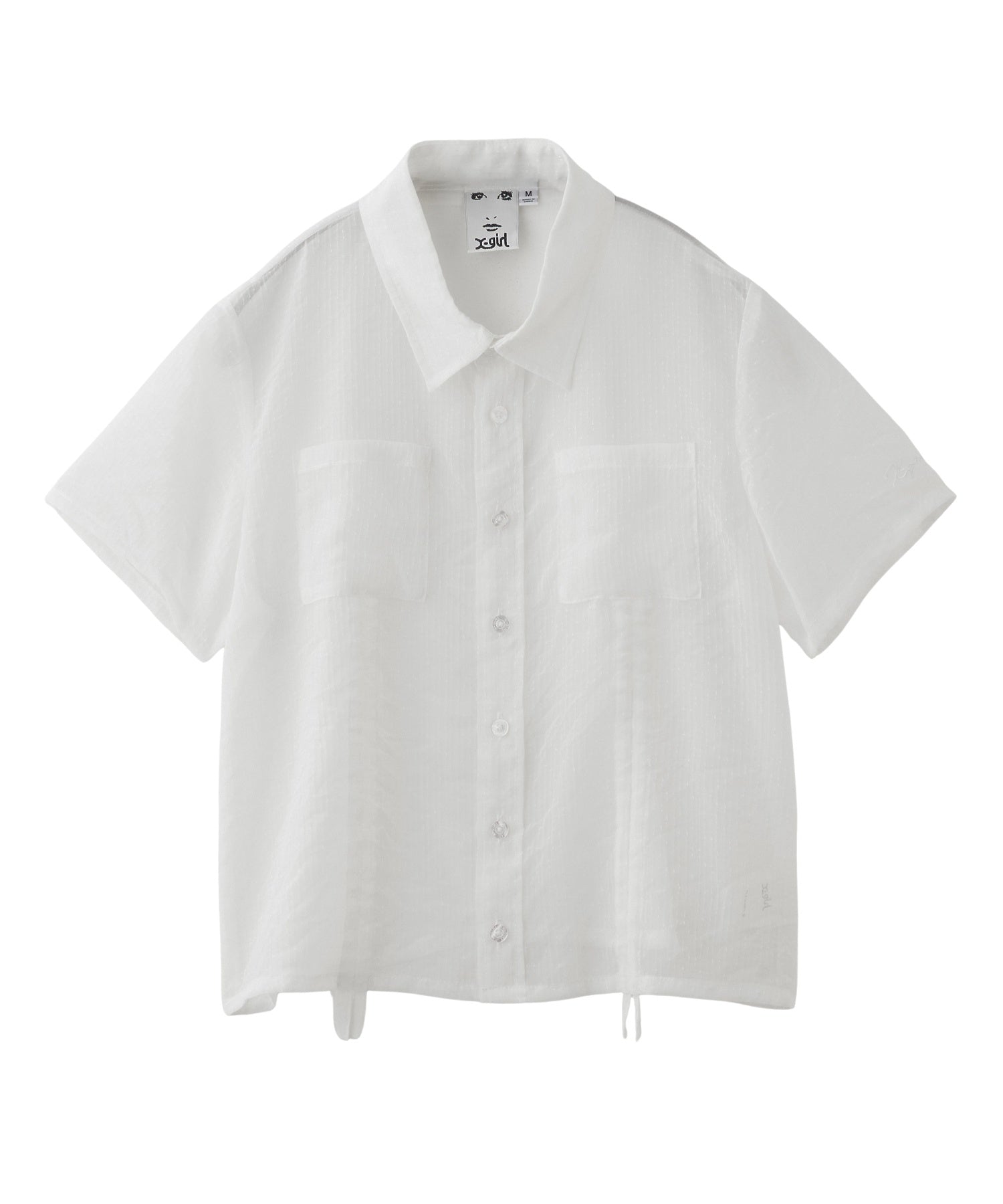 FRONT DRAWSTRING S/S SHIRT