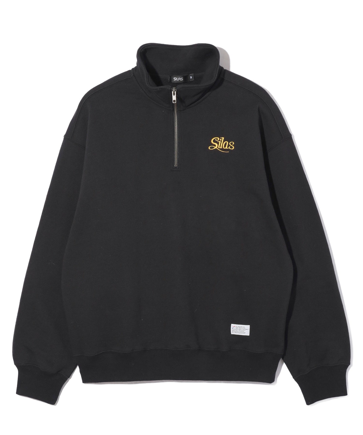 SCRIPT HALF ZIP SWEATSHIRT