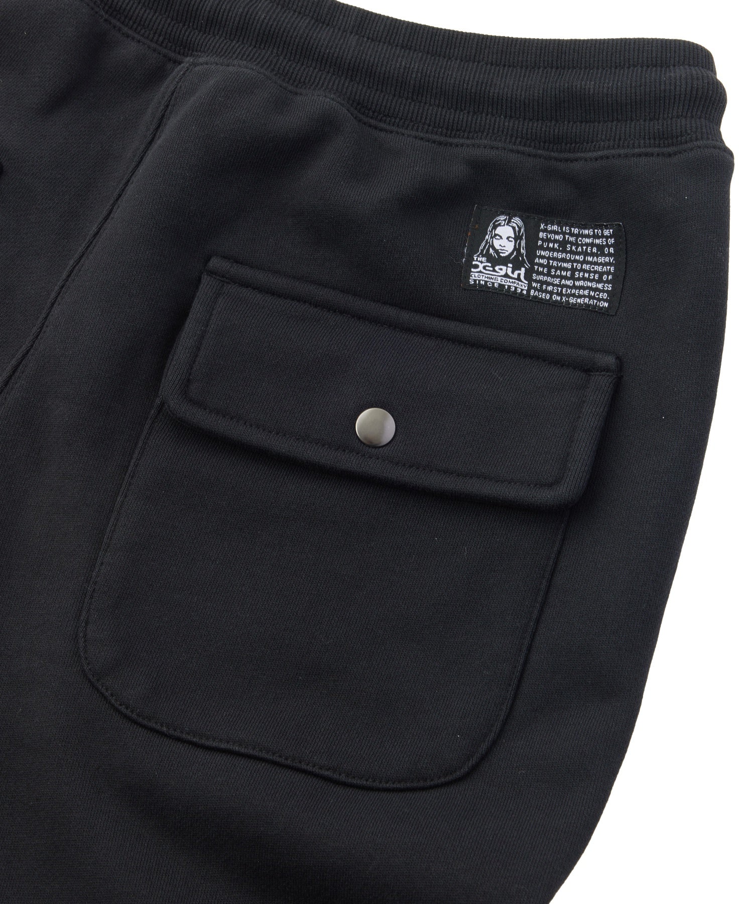 FACE LABEL FLARE SWEATPANTS