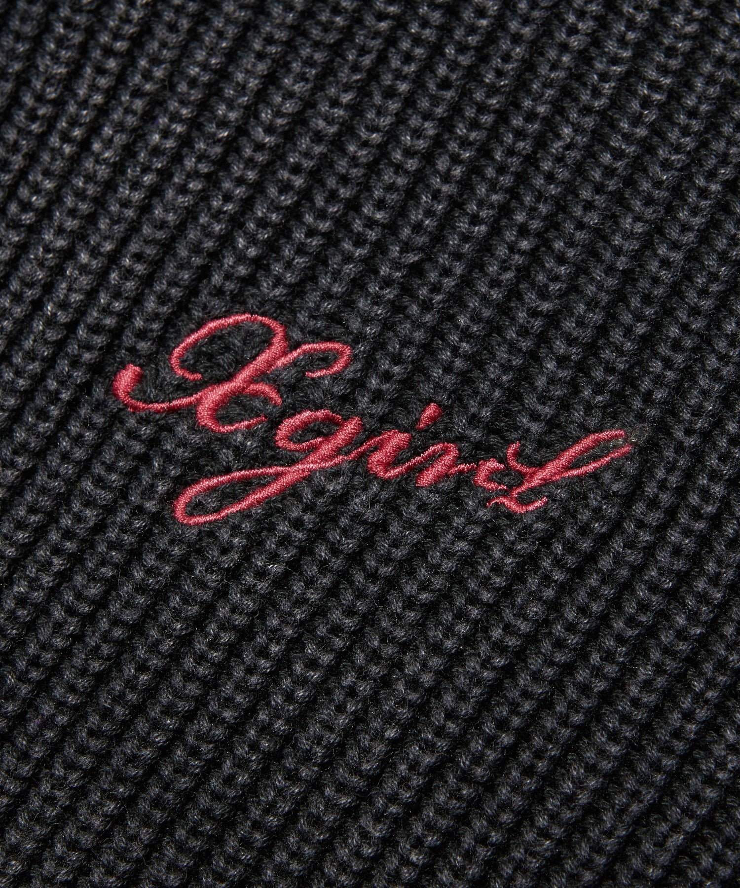 SLEEVE LOGO FADED ZIP UP KNIT TOP