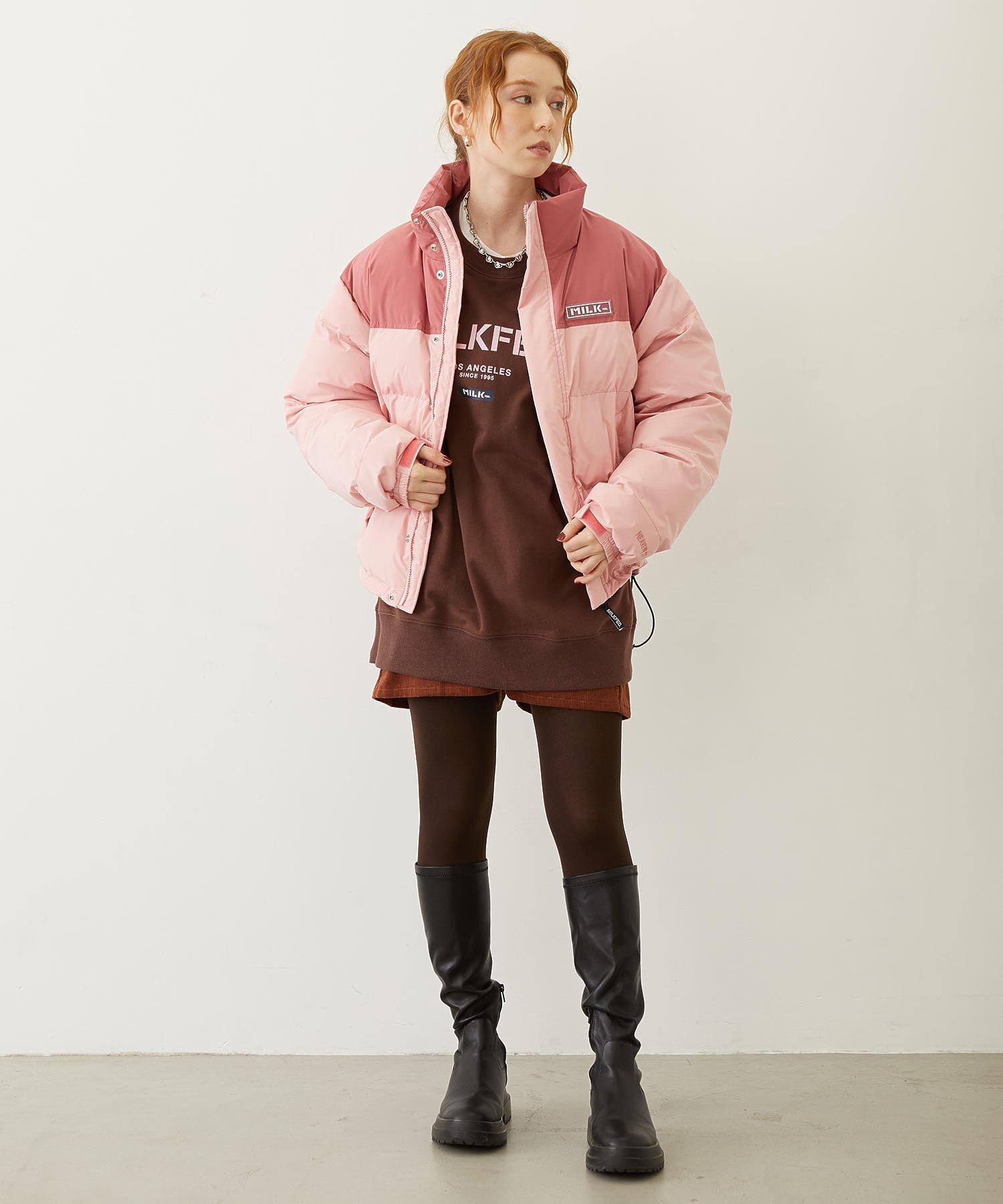 BAR PATCH PUFFER JACKET