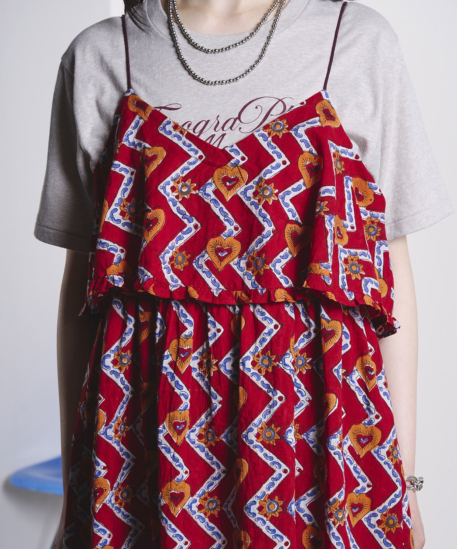 HEART PRINT DRESS