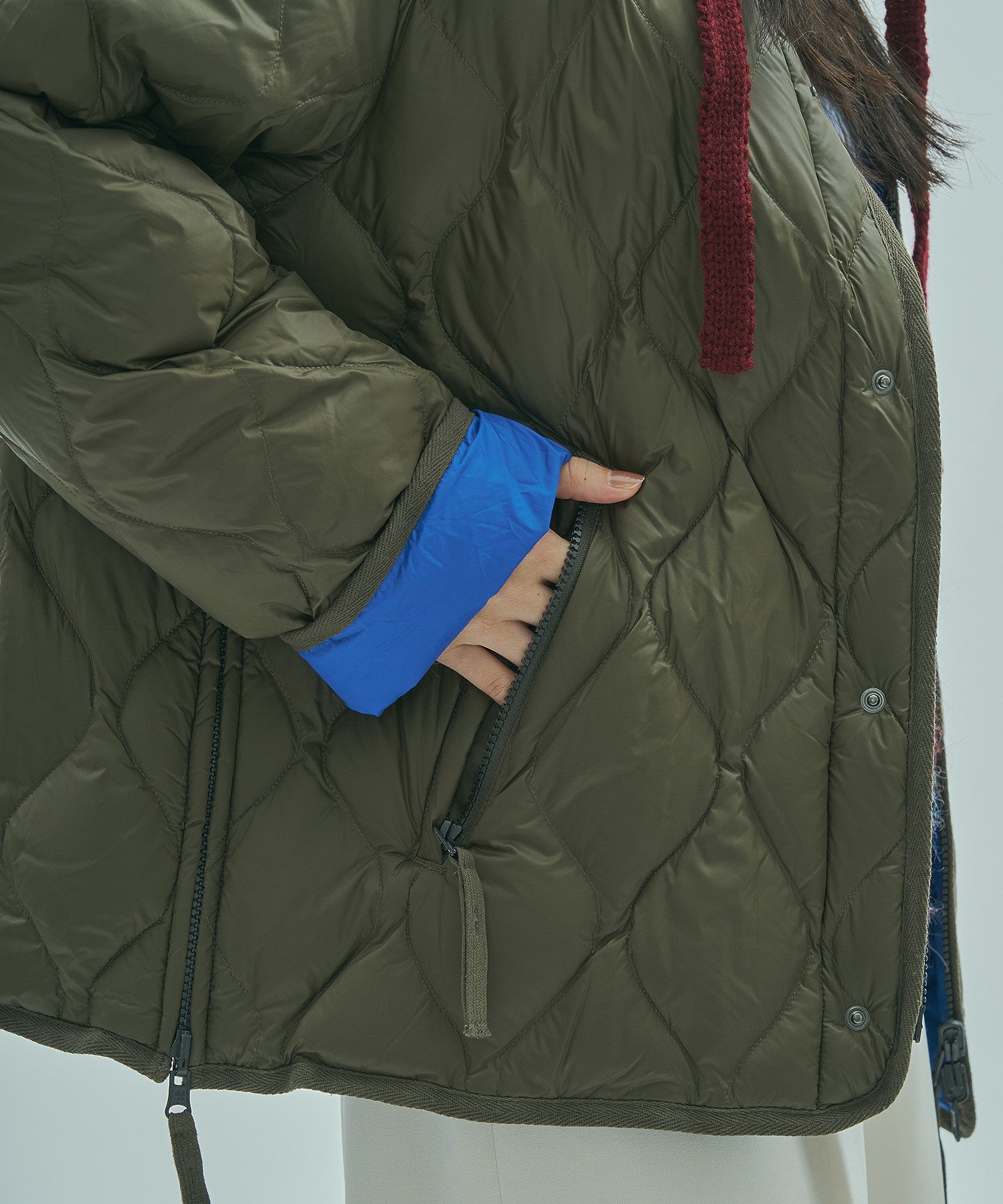 【ROSE BUD別注】TAION/MILITARY M65 LINER W-ZIP SHORT DOWN REVERSIBLE
