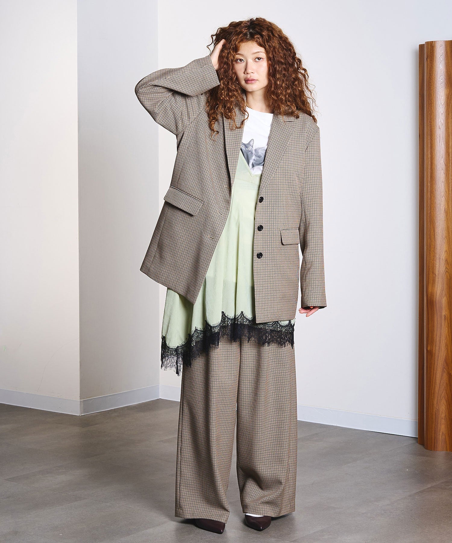 model:168cm 着用サイズ:ONE SIZE