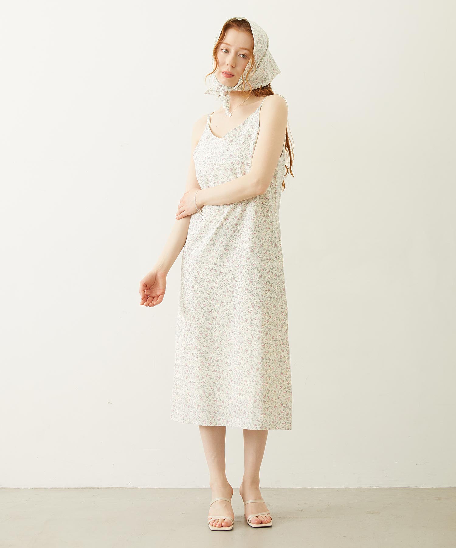 FLORAL CAMISOLE DRESS