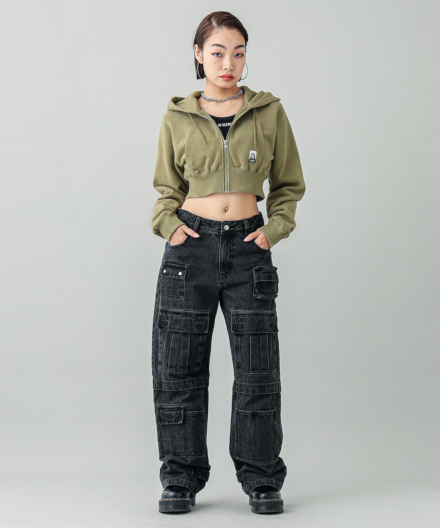 model　H:161cm 着用サイズ:M