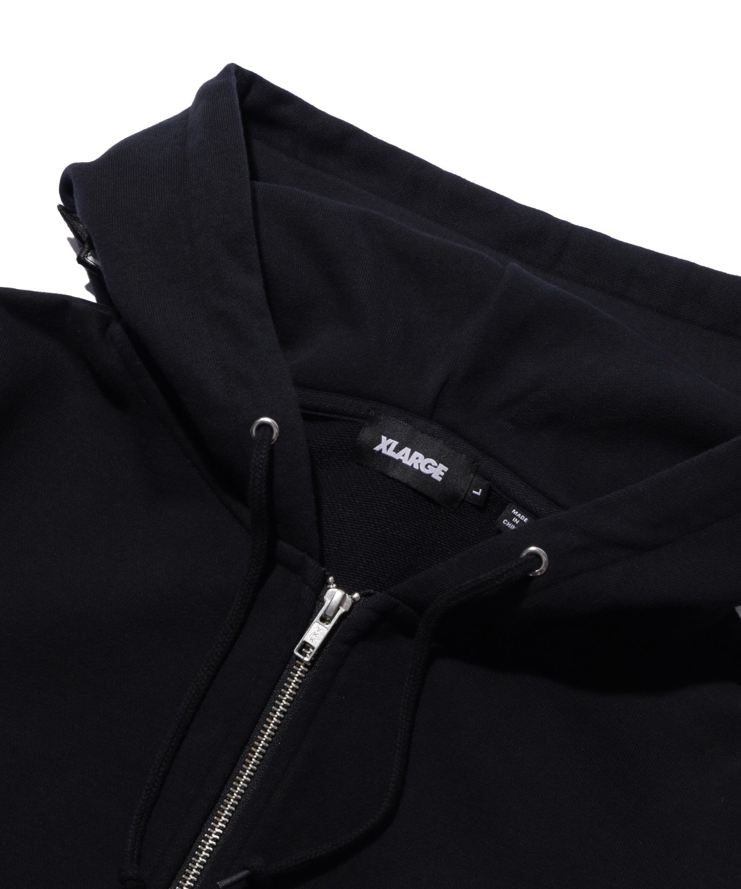 MULTI EMBLEM ZIP UP HOODED SWEATSHIRT