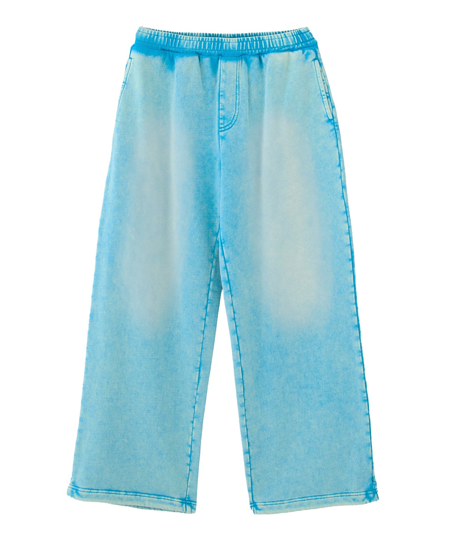 FACE LABEL WASHED SWEATPANTS