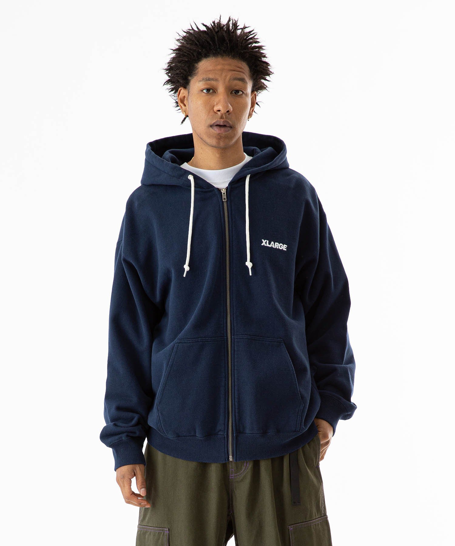 STANDARD LOGO ZIP HOODED SWEATSHIRT