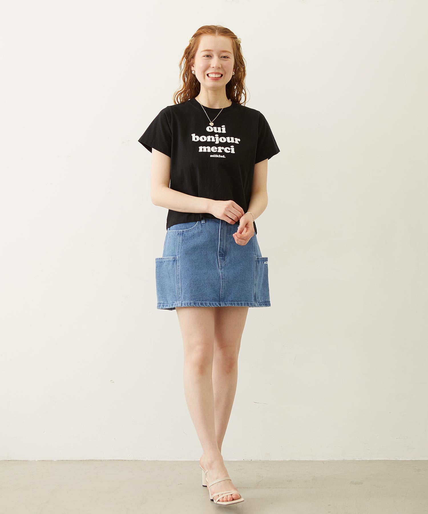 COOPER LOGO FLOCK PRINT COMPACT S/S TEE