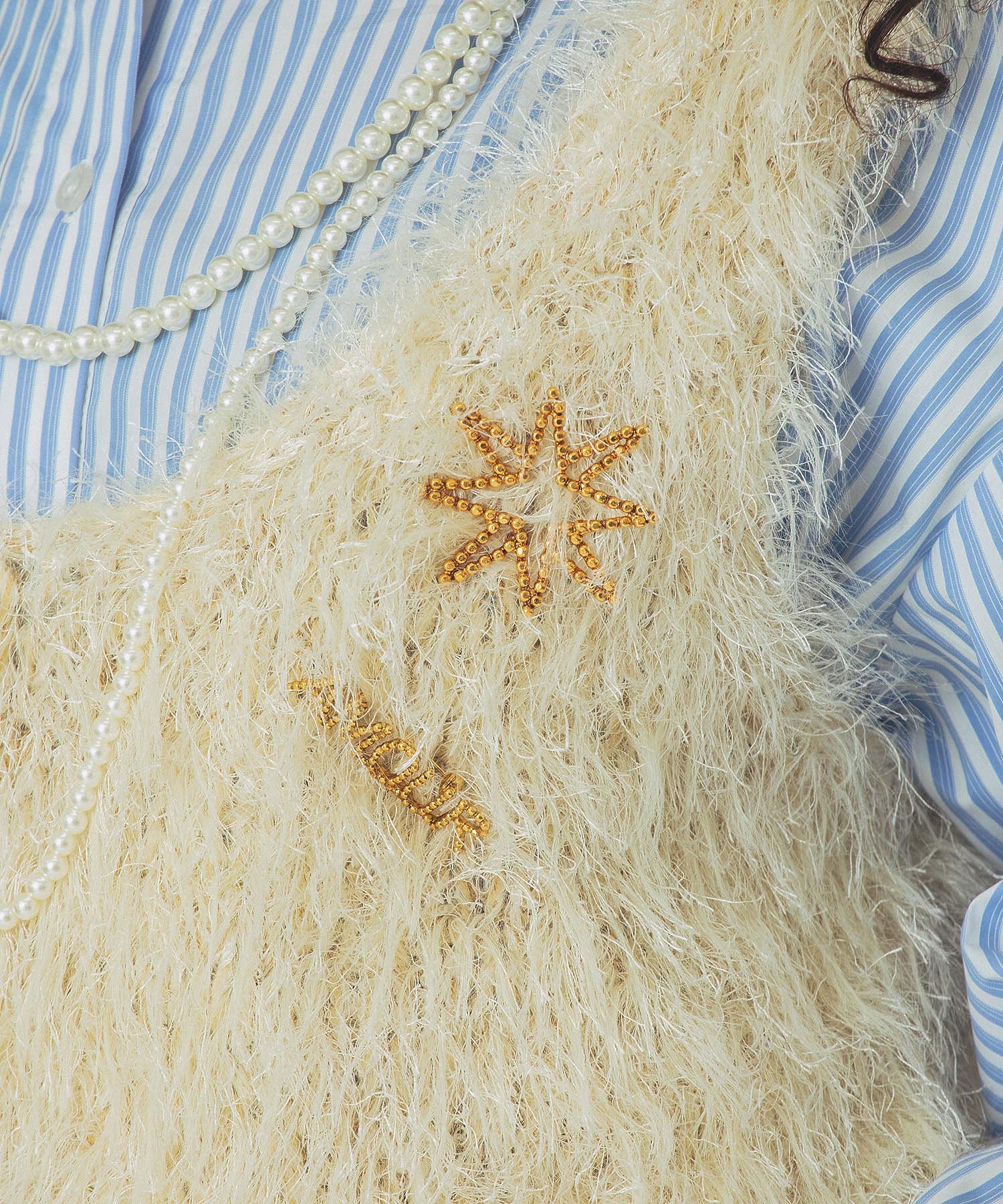 ADER.bijoux/CUTSTEEL STAR BROOCH
