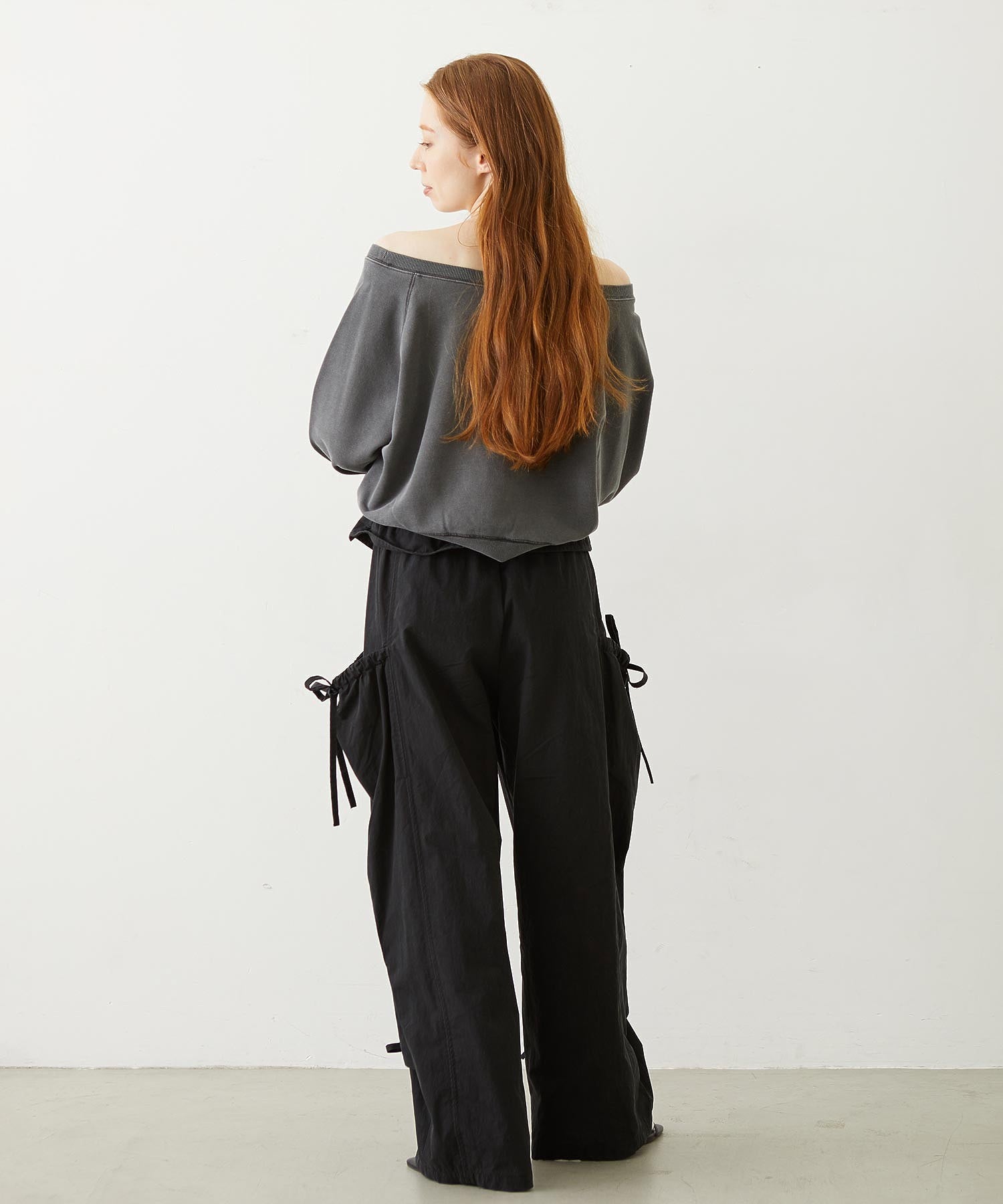 WASHED OFF SHOULDER TOP