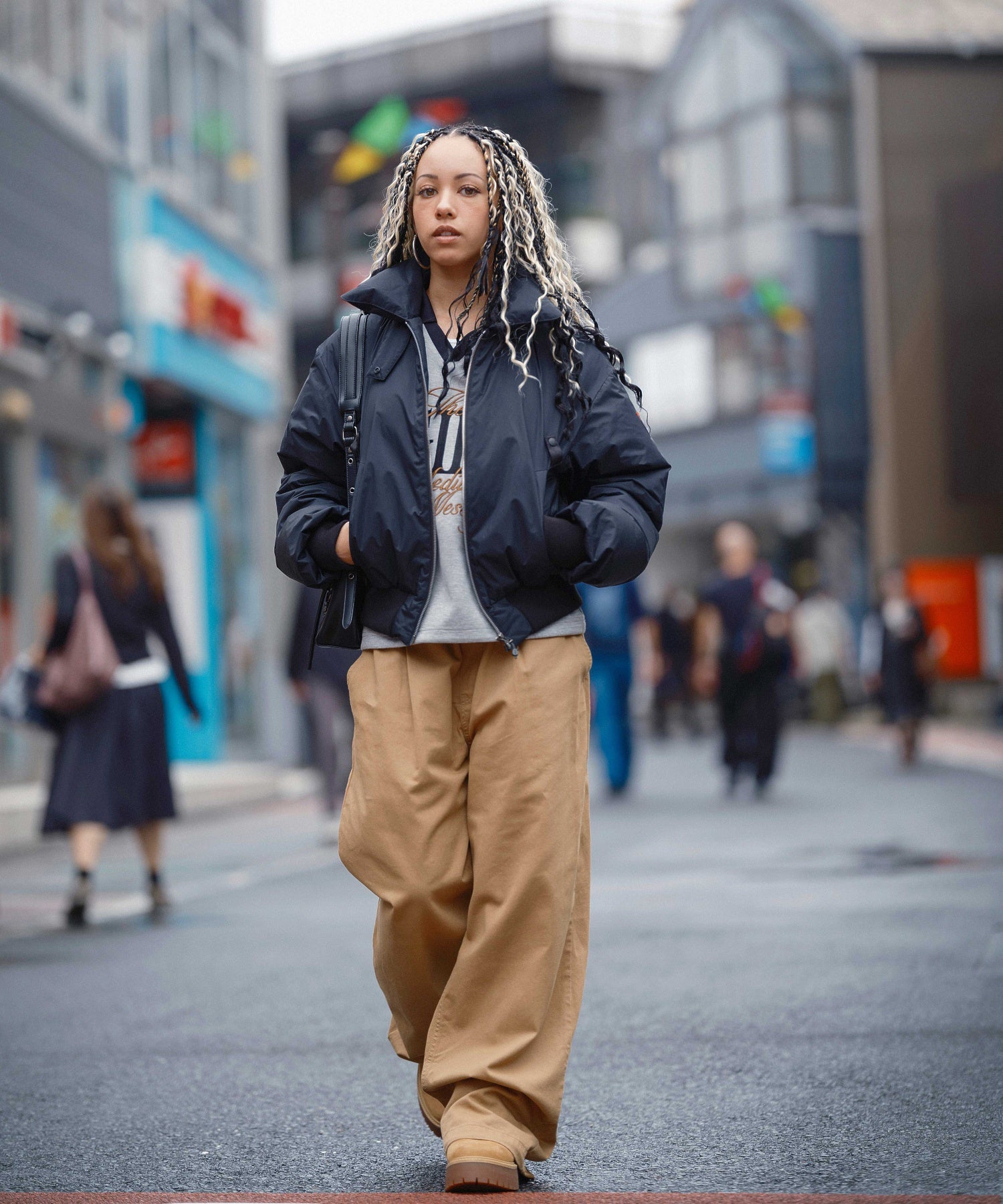 X-girl x NANGA PUFFER JACKET