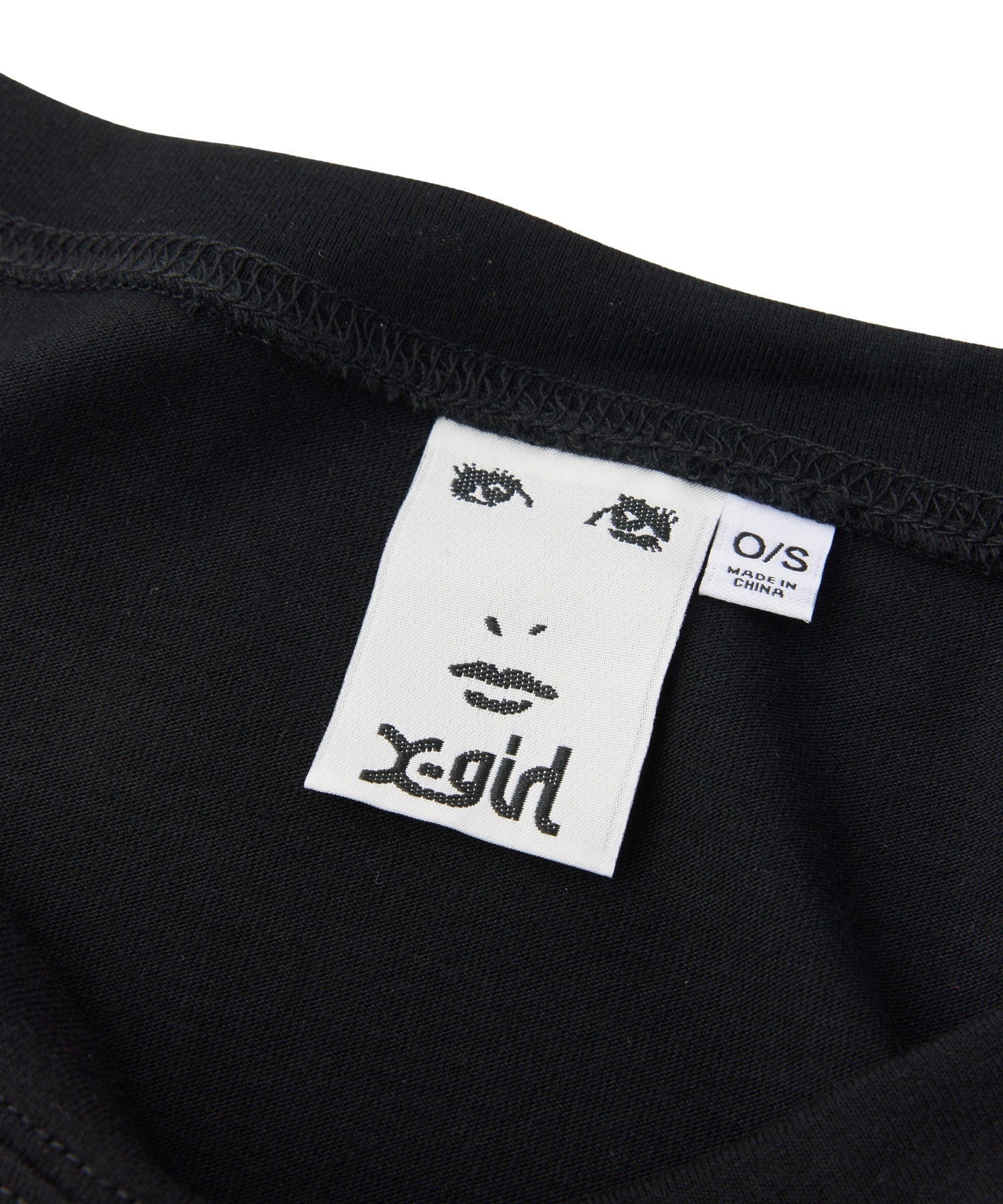 SCRIPT LOGO ONE SHOULDER L/S TEE
