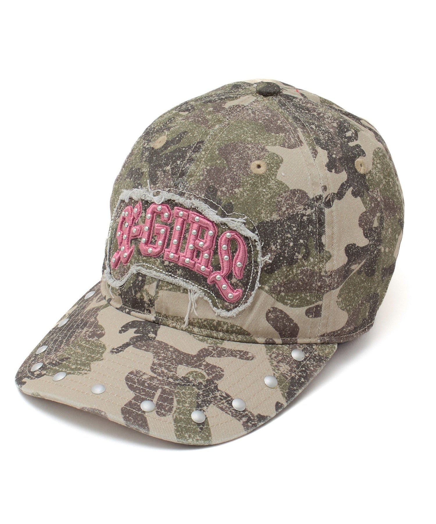STUDDED LOGO PATCH 6PANEL CAP