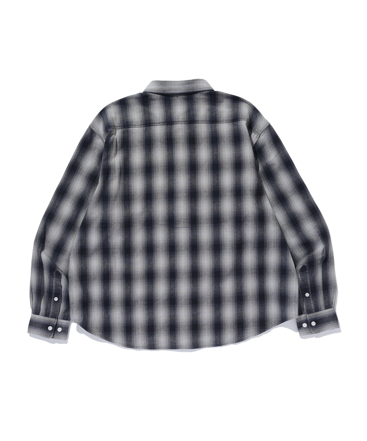 OVERDYED OMBRE CHECK SHIRT