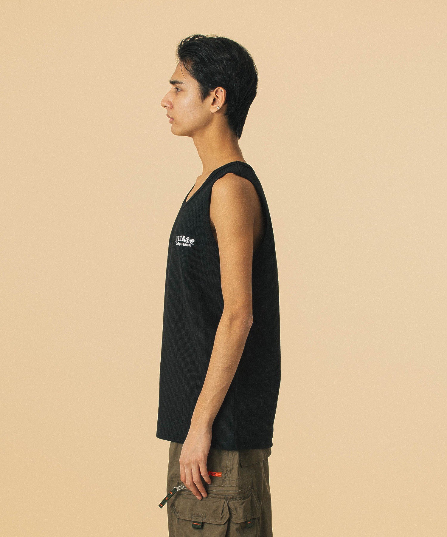 OLD ENGLISH WAFFLE TANK TOP
