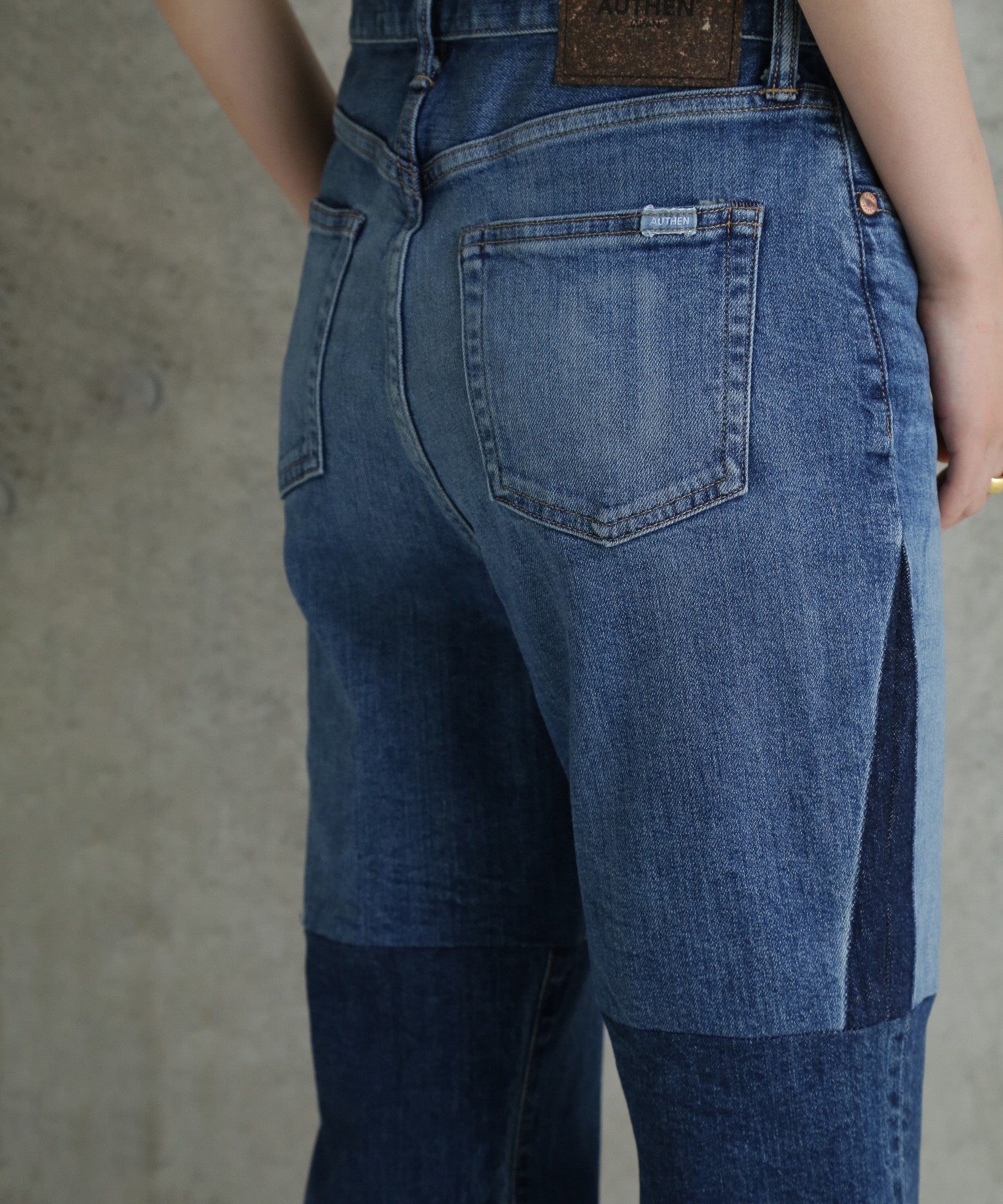 AUTHEN/CIRCULAR DENIM FLARE LEG REBUILD