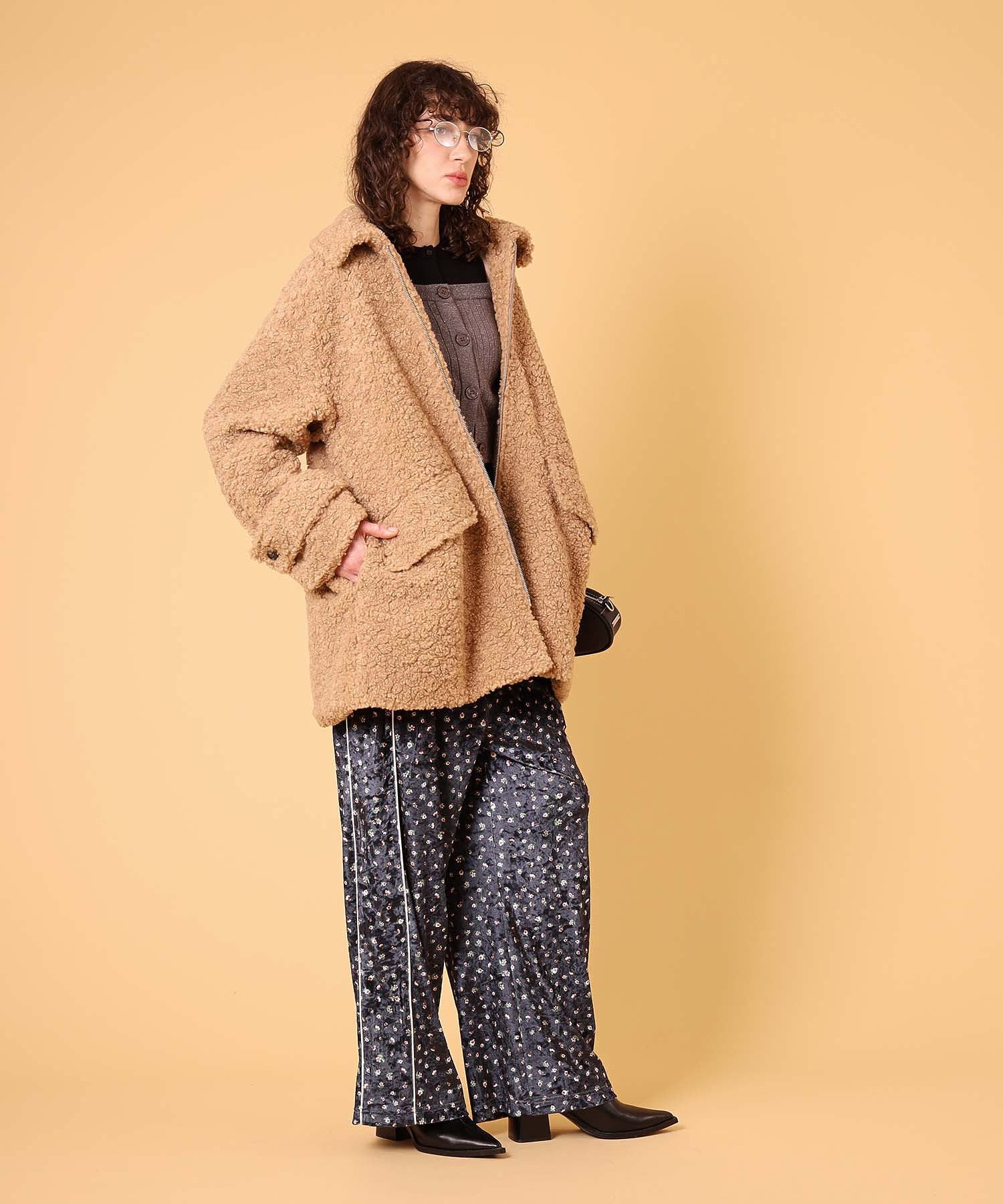 ボアハーフコート