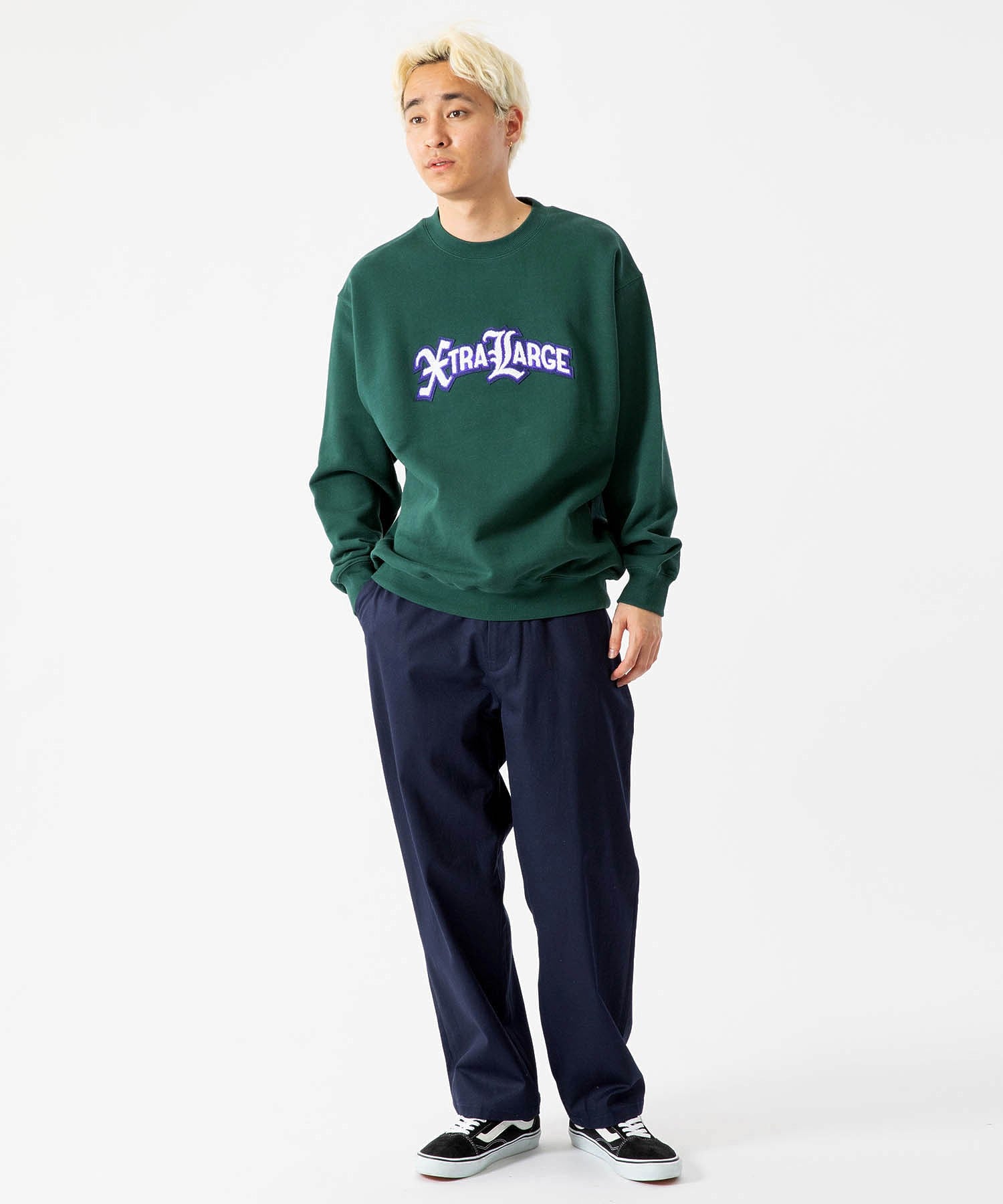 XTRALARGE LOGO CREWNECK SWEATSHIRT