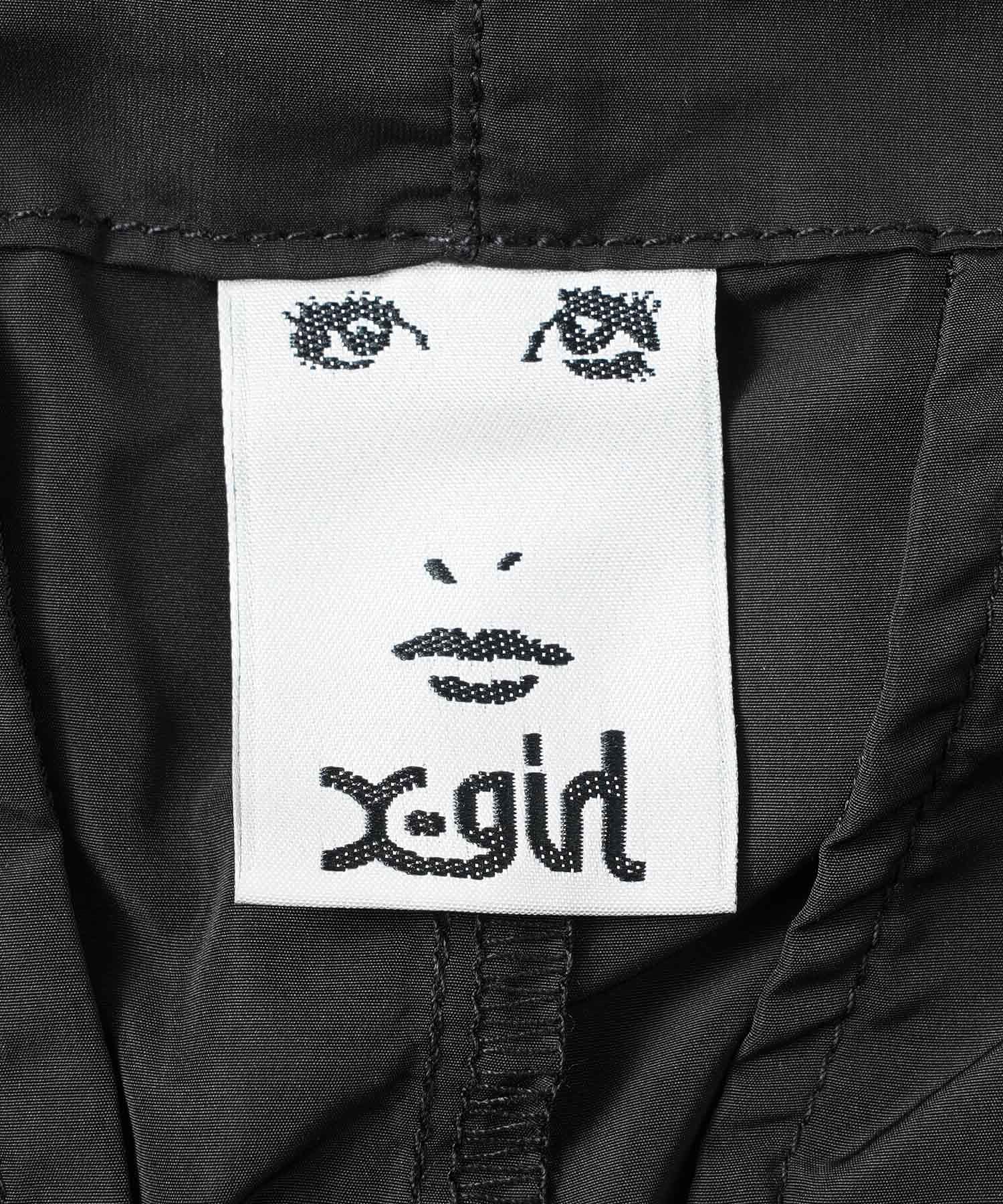 GATHERED WAIST CARGO SKIRT X-girl