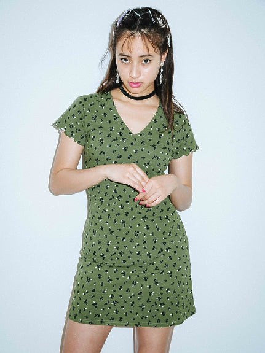 FLORAL DRESS X-girl