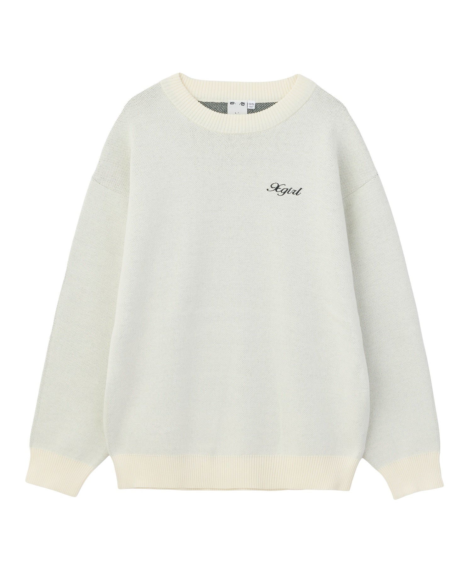 FACE BACK JACQUARD KNIT TOP