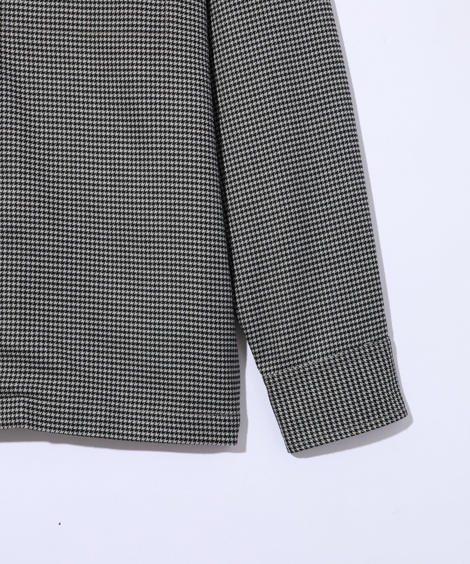 L/S HOUNDSTOOTH PATTERN SHIRT