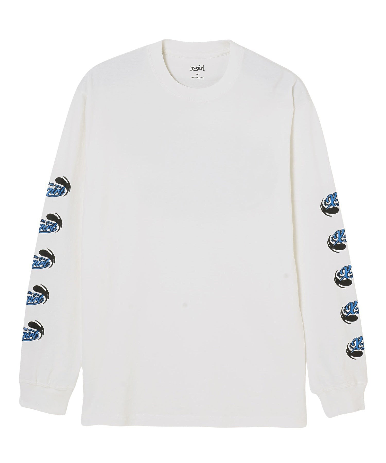 ROUGH OVAL LOGO L/S TEE X-girl