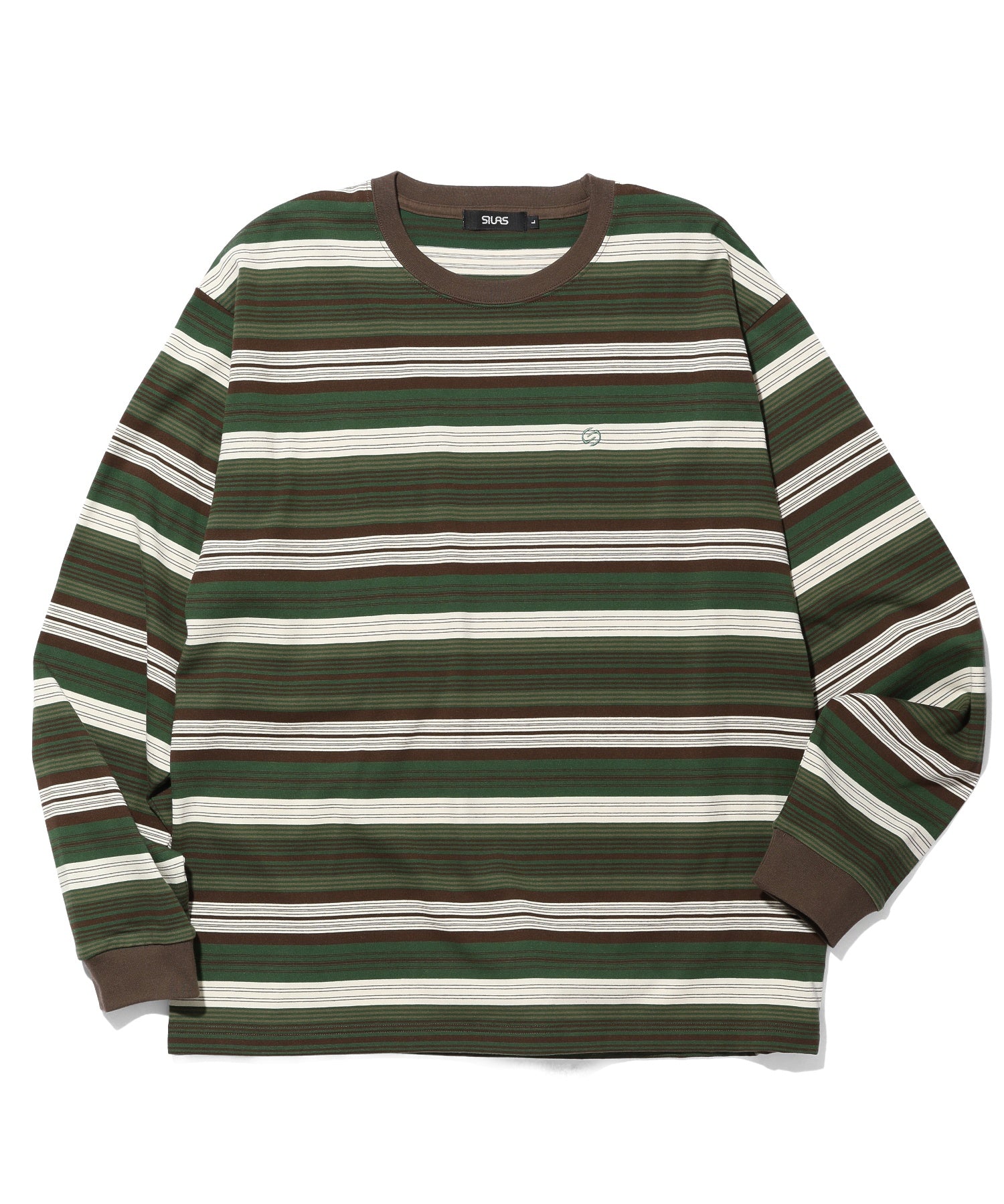 STRIPED L/S TEE