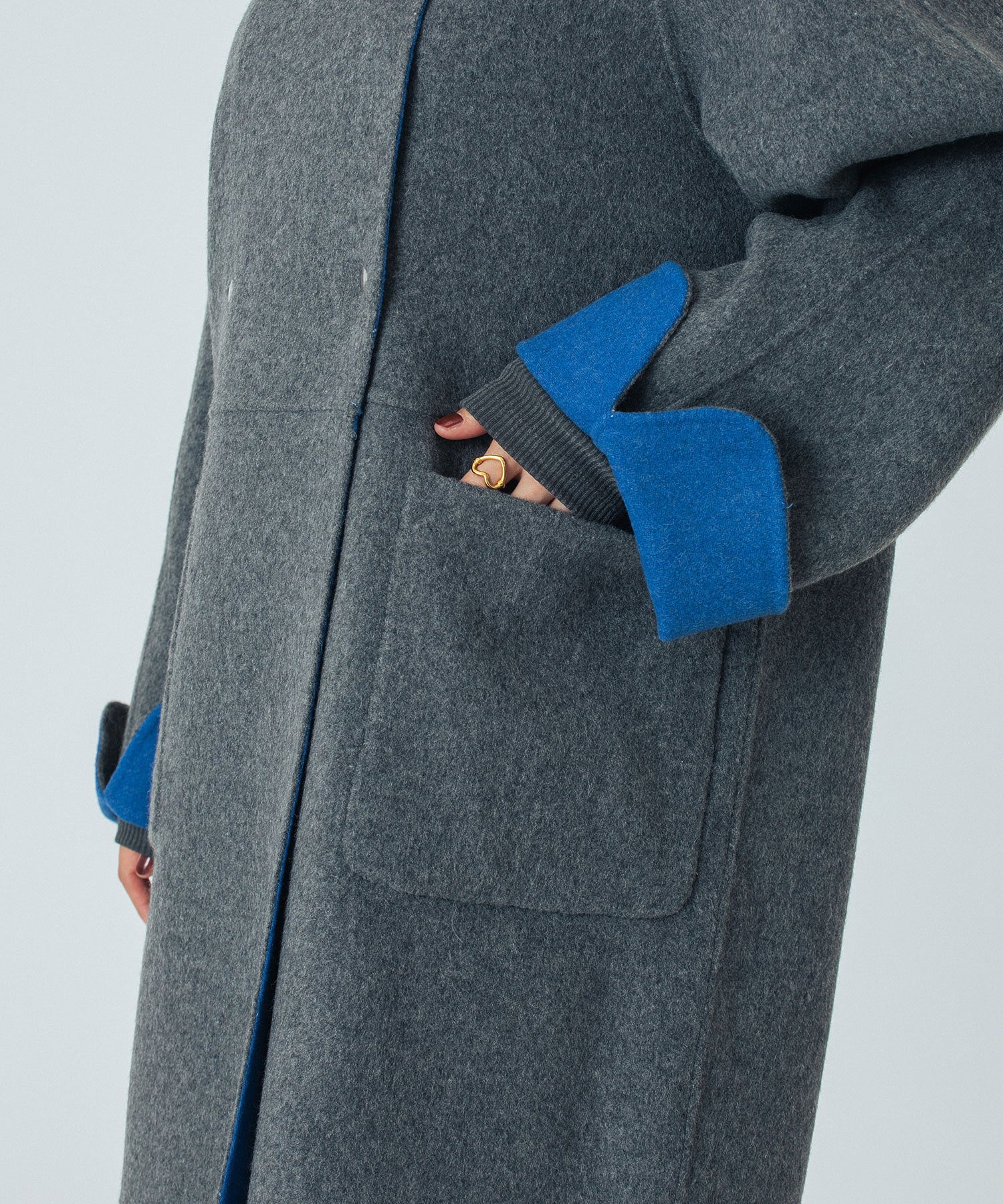CREOLME/REVERSIBLE MIDDLE COAT