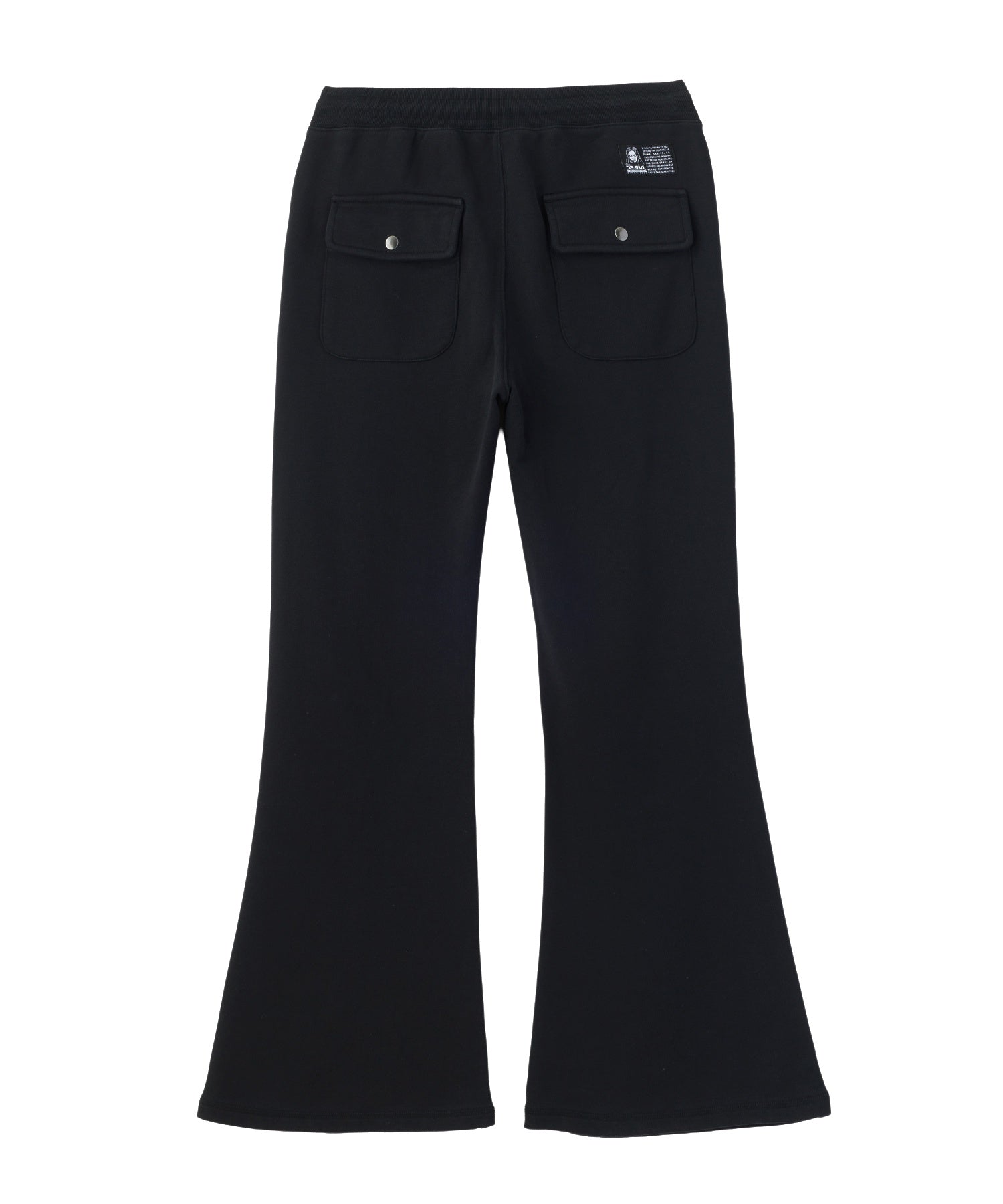 FACE LABEL FLARE SWEATPANTS
